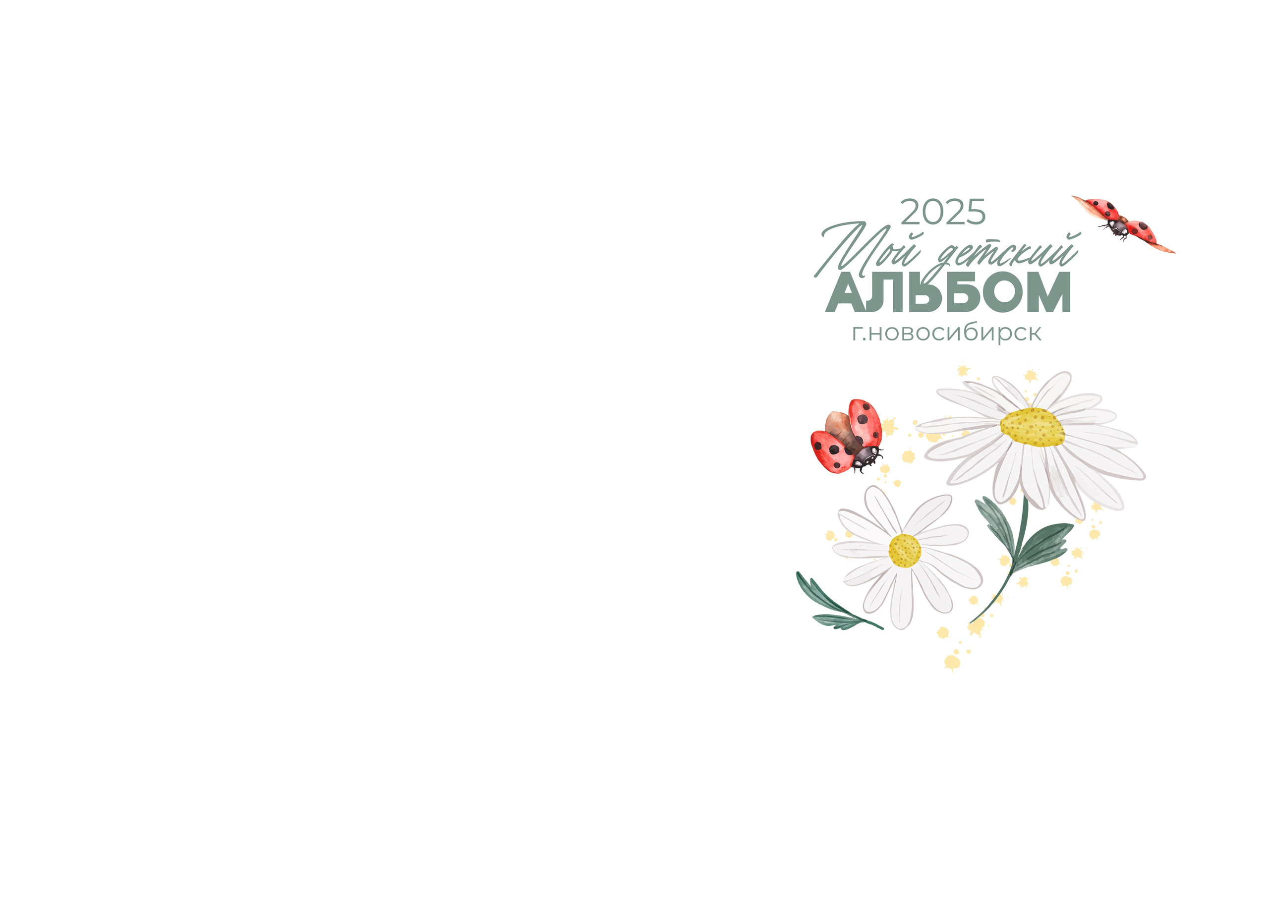 Дизайн альбомов для детского сада. Семейный и детский фотограф в Туапсинском районе Кузьмичёва Светлана