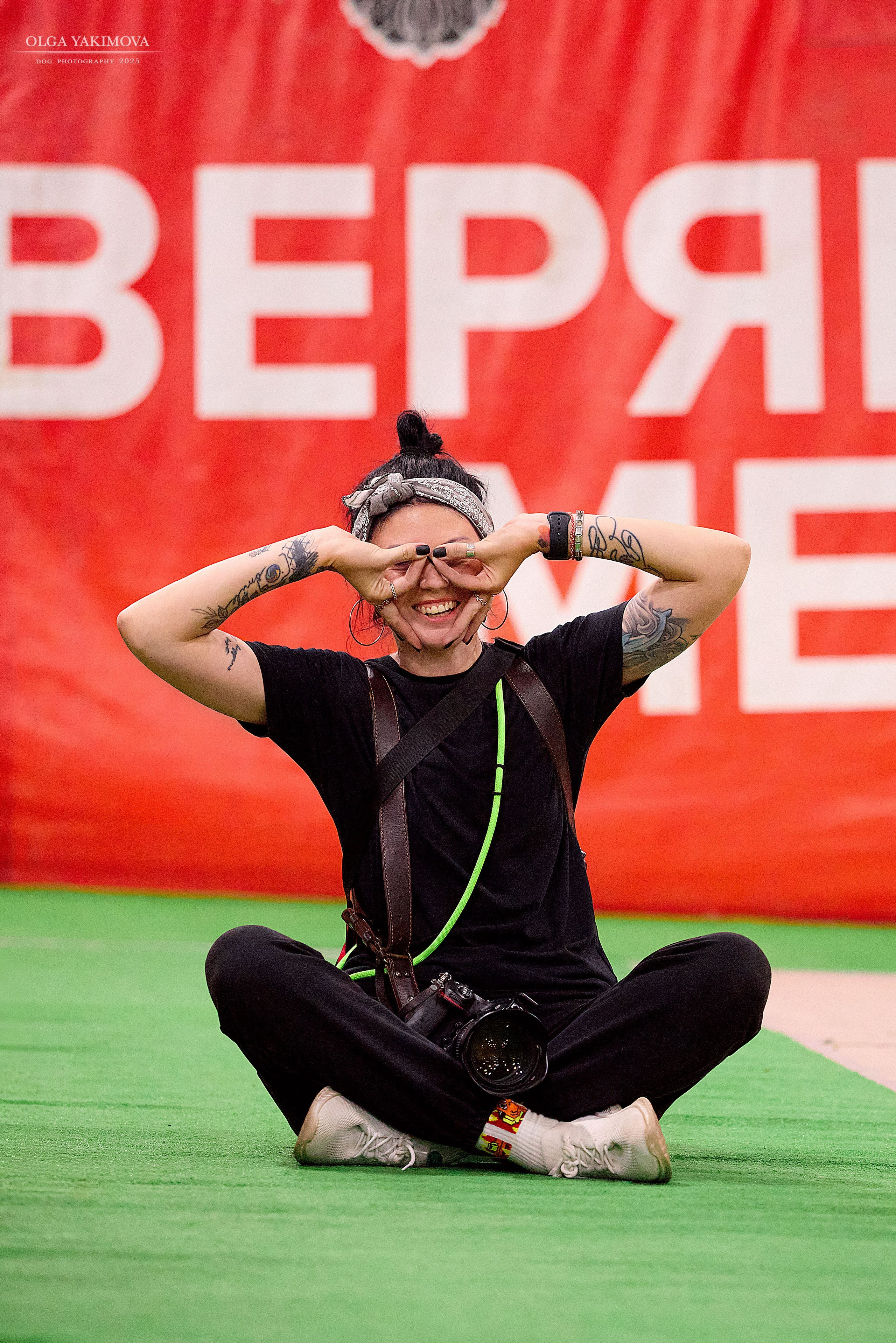 Выставка собак. Фотограф