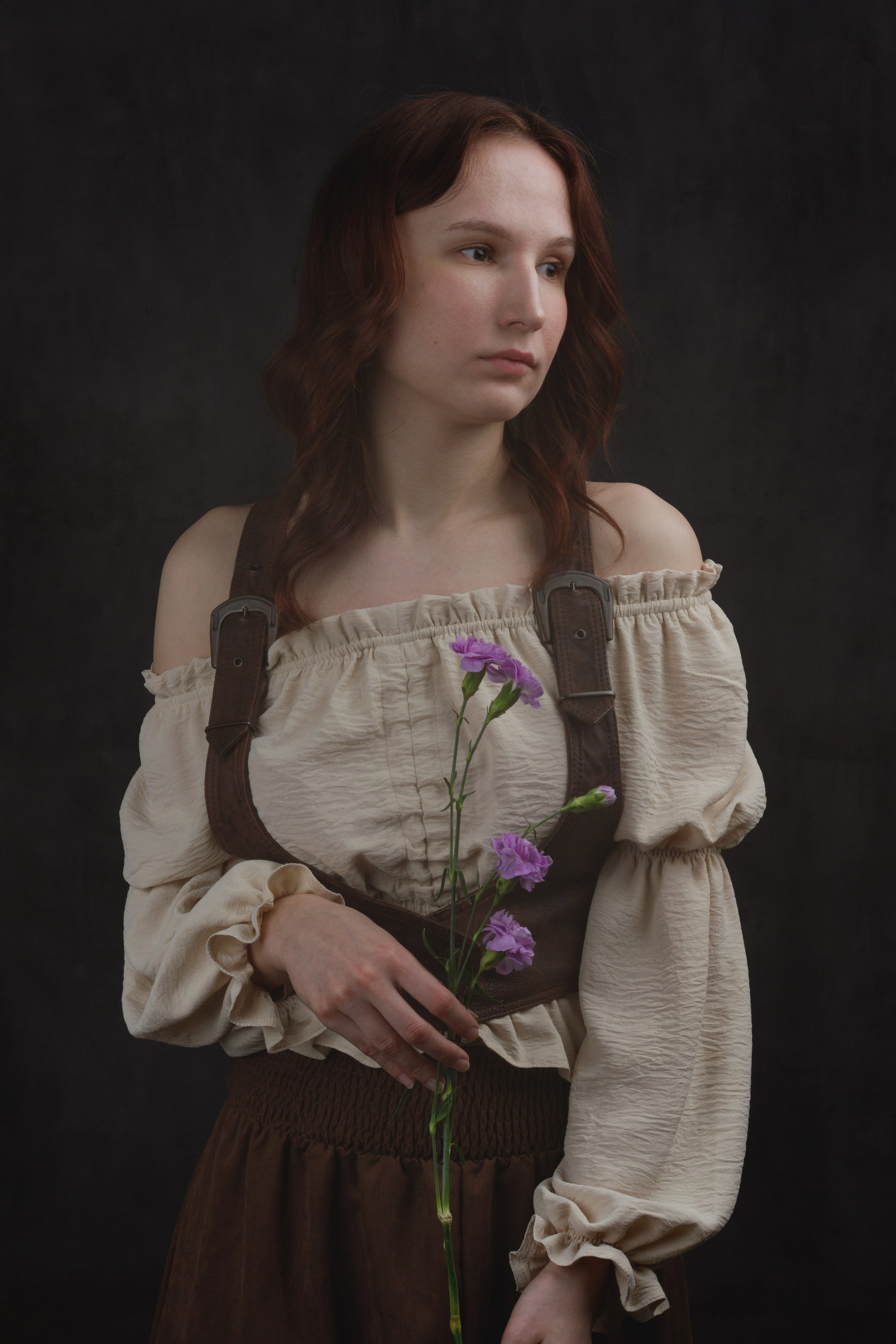 Живописный художественный фото портрет. Женский портрет файн арт. Студийная съемка