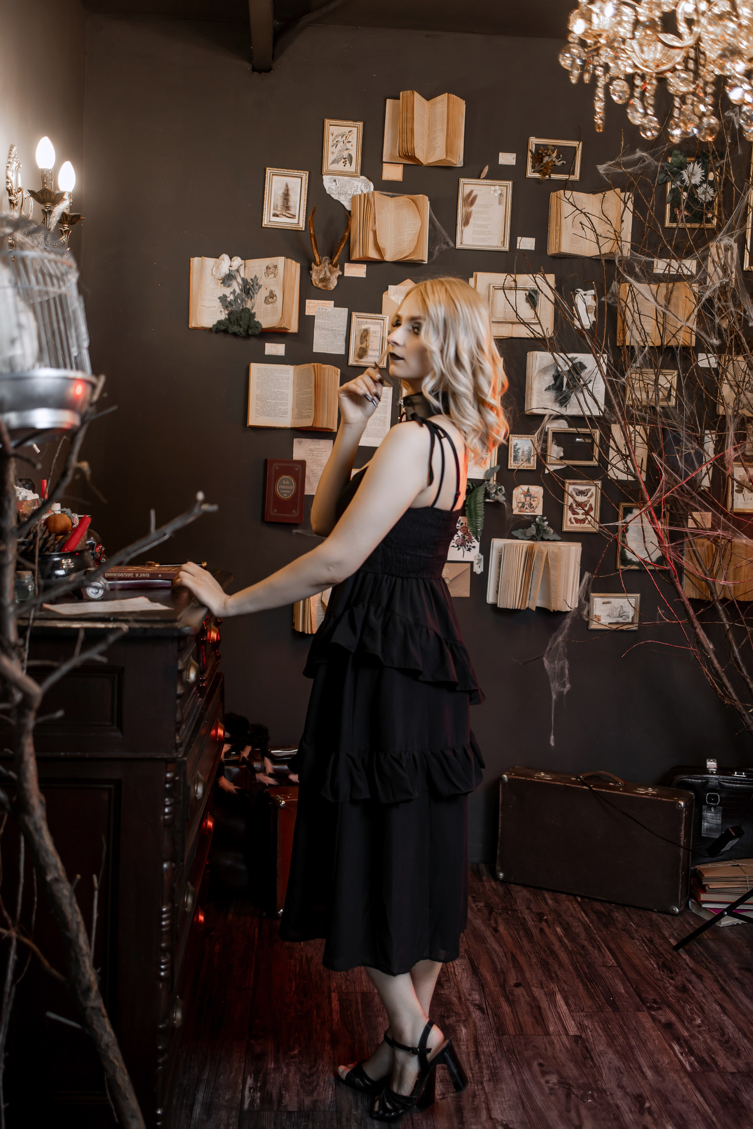 Готические образы. Интерьерная фотостудия Background в Омске