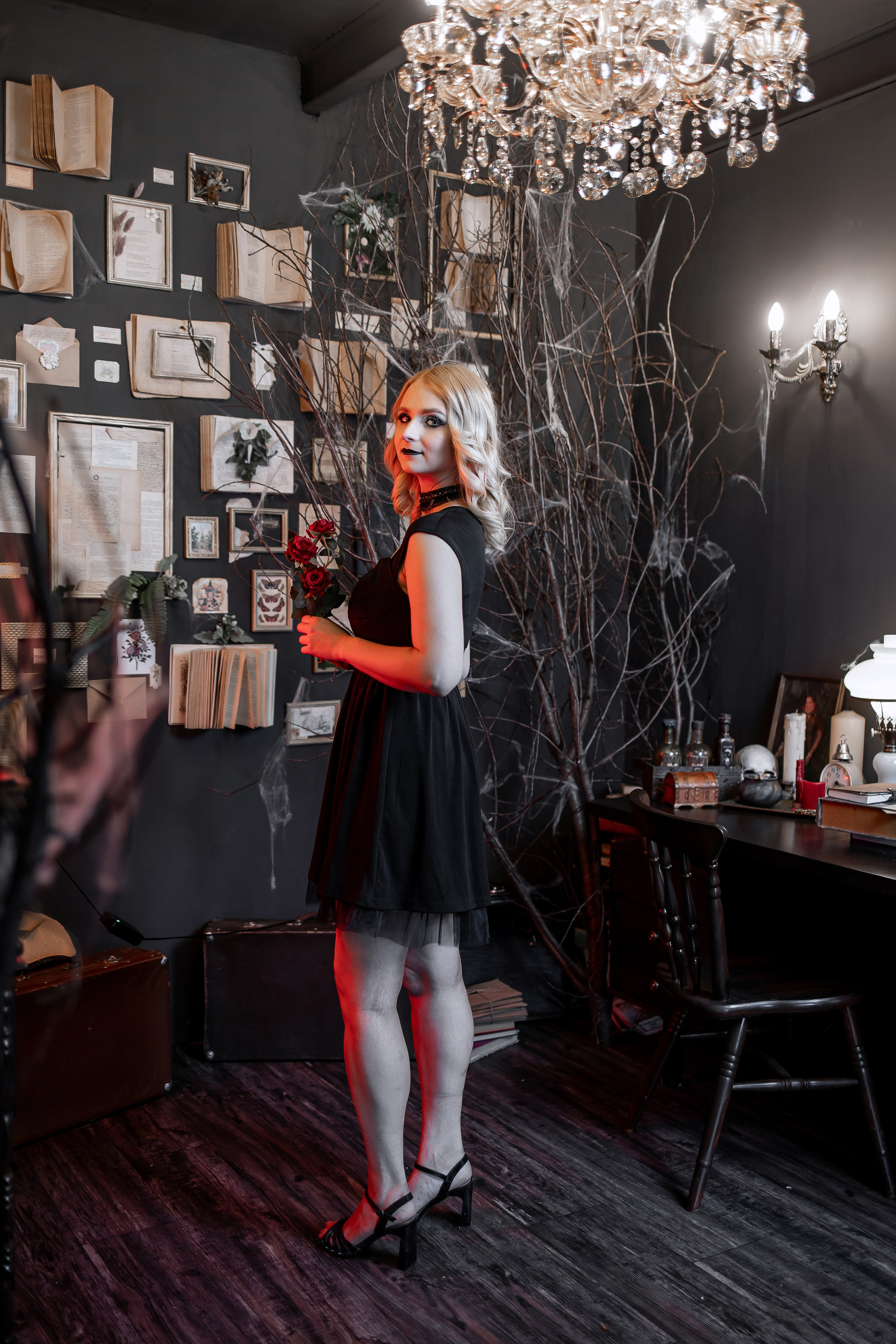 Готические образы. Интерьерная фотостудия Background в Омске