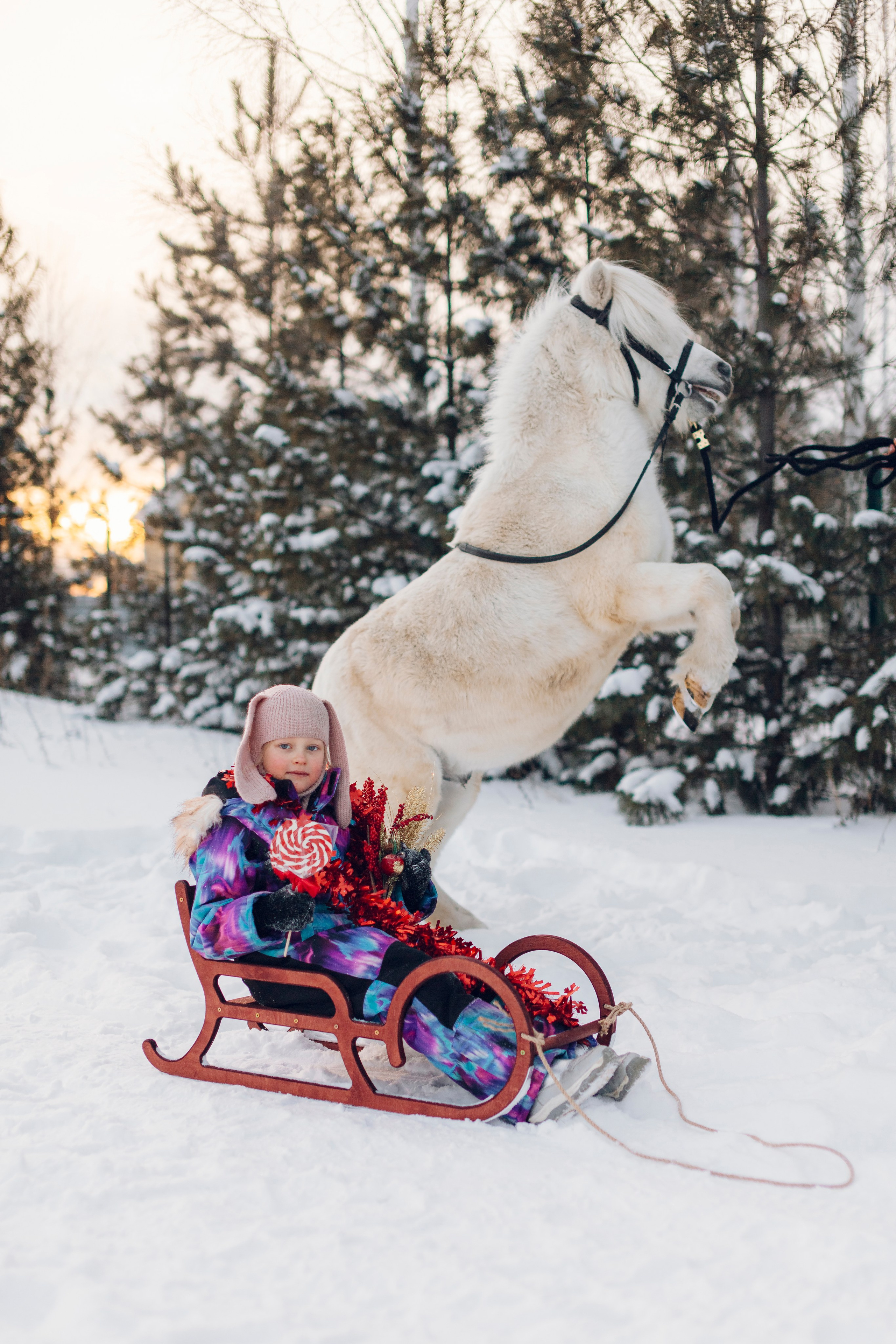Новогодняя фотосессия в детском саду Тюмень