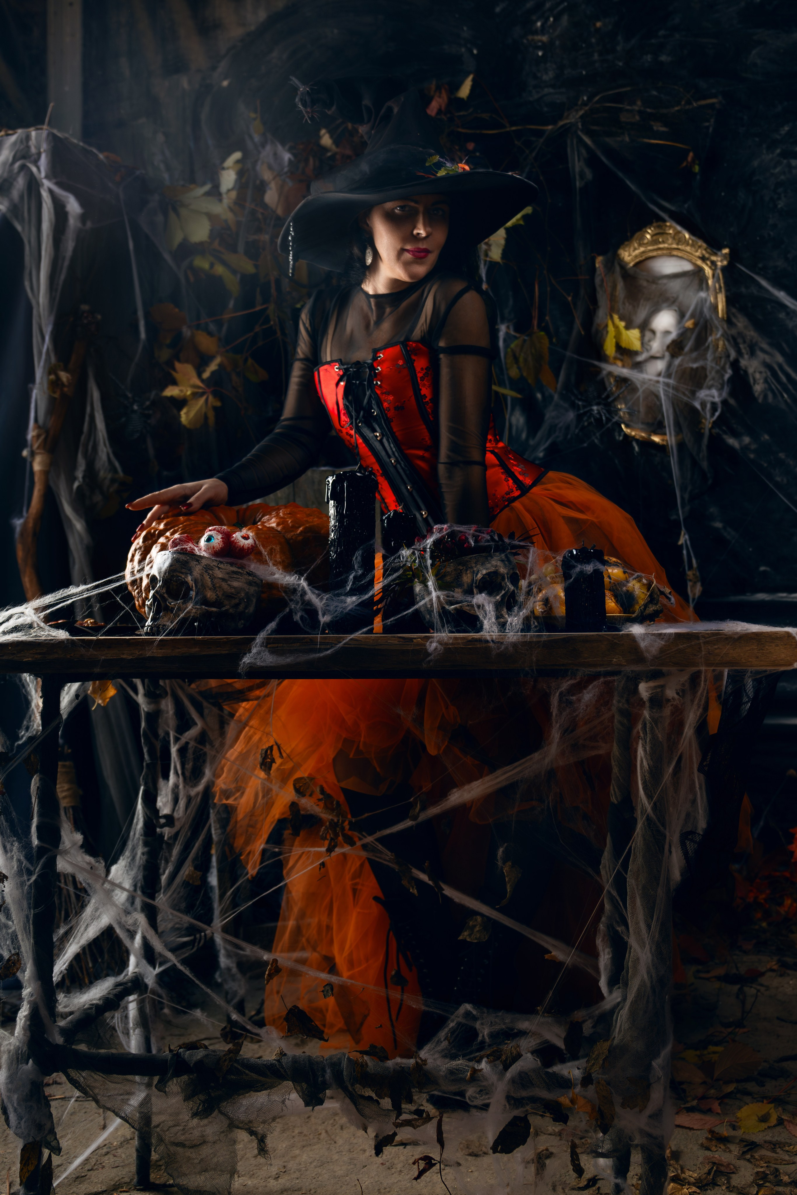 Портретная фотография в мастерской