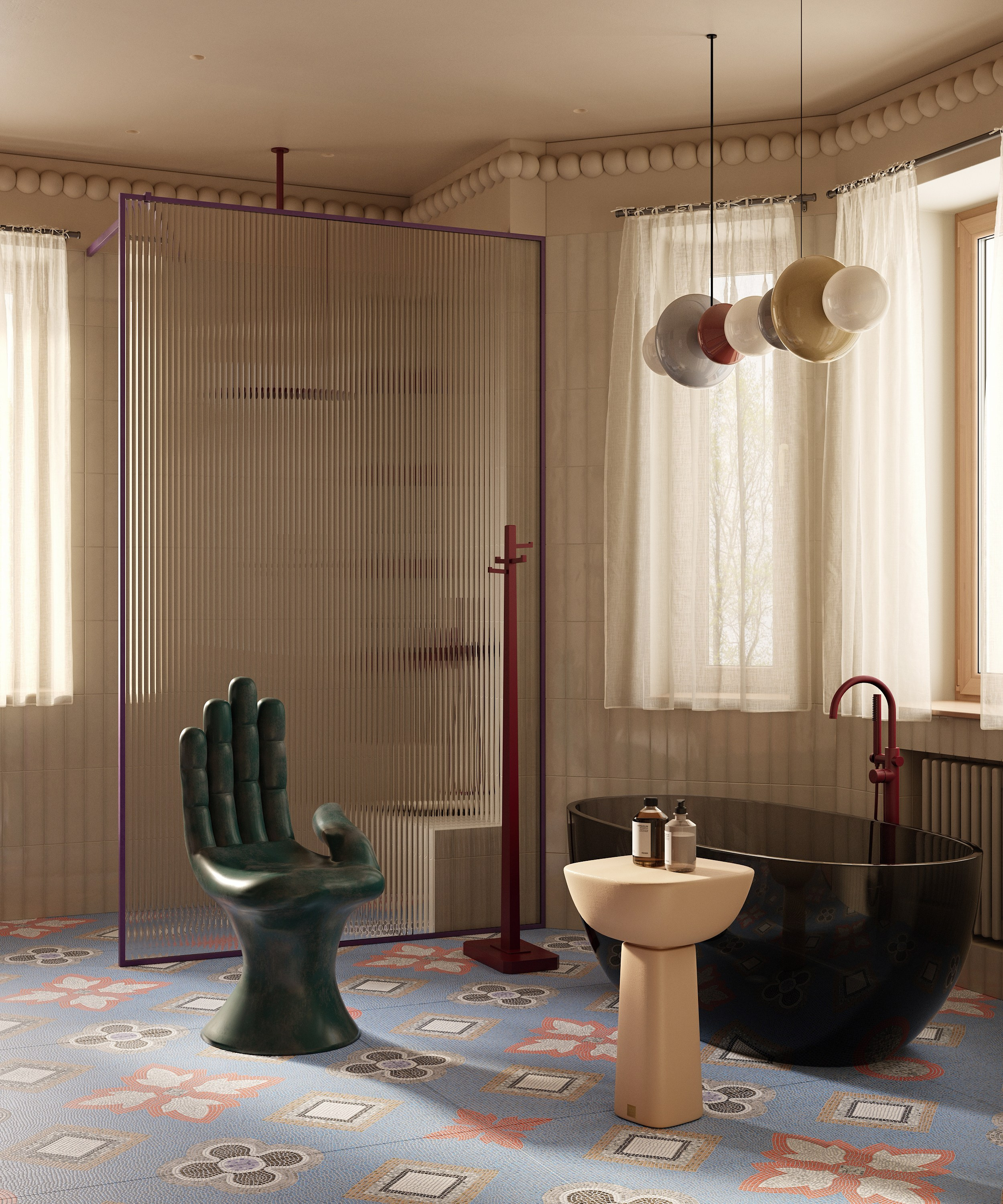 Сontacts. Interior visualisation | avocado.render