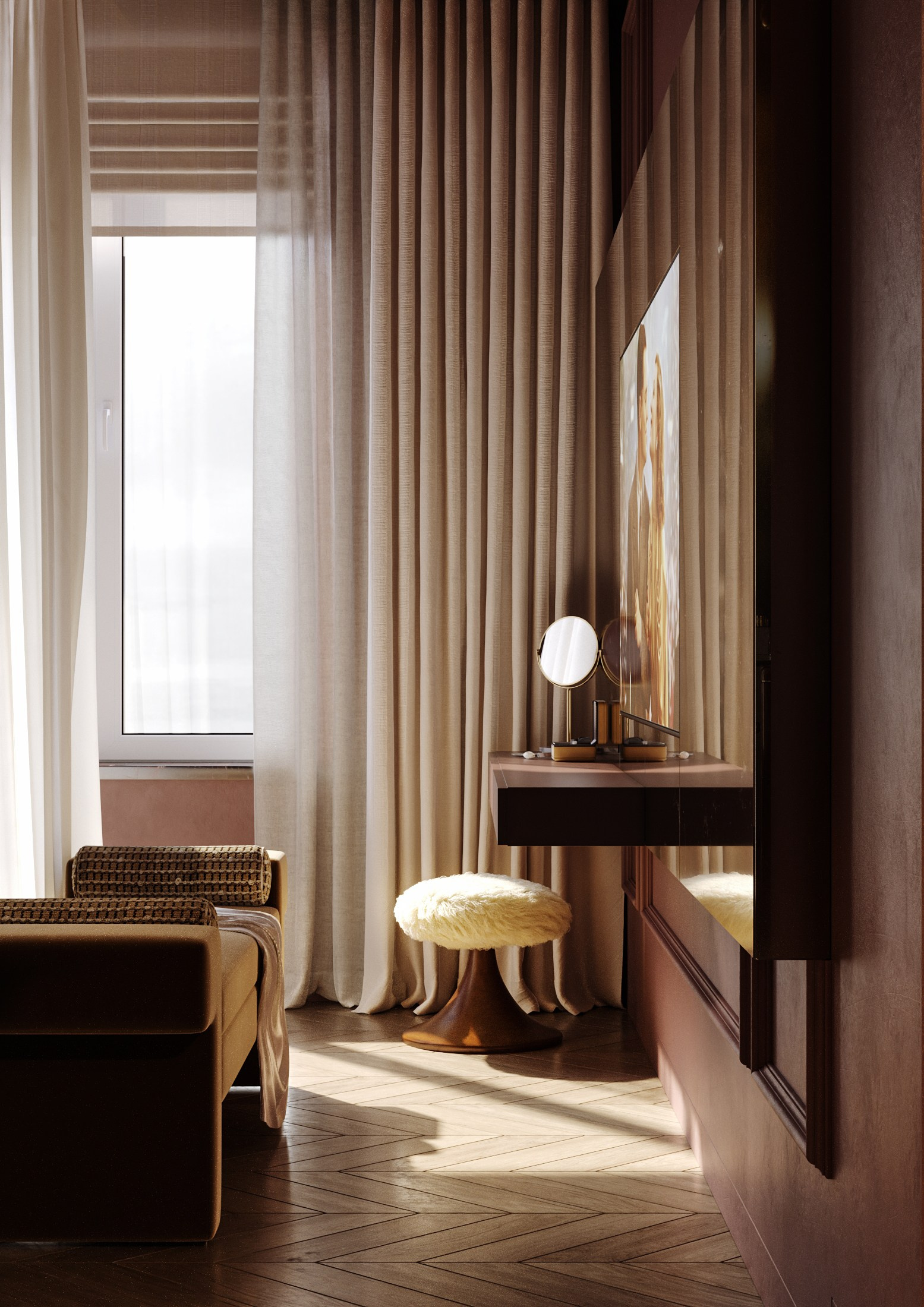 Как проходит работа над визуализацией премиального интерьера. 3d Visualization of the interior and exterior