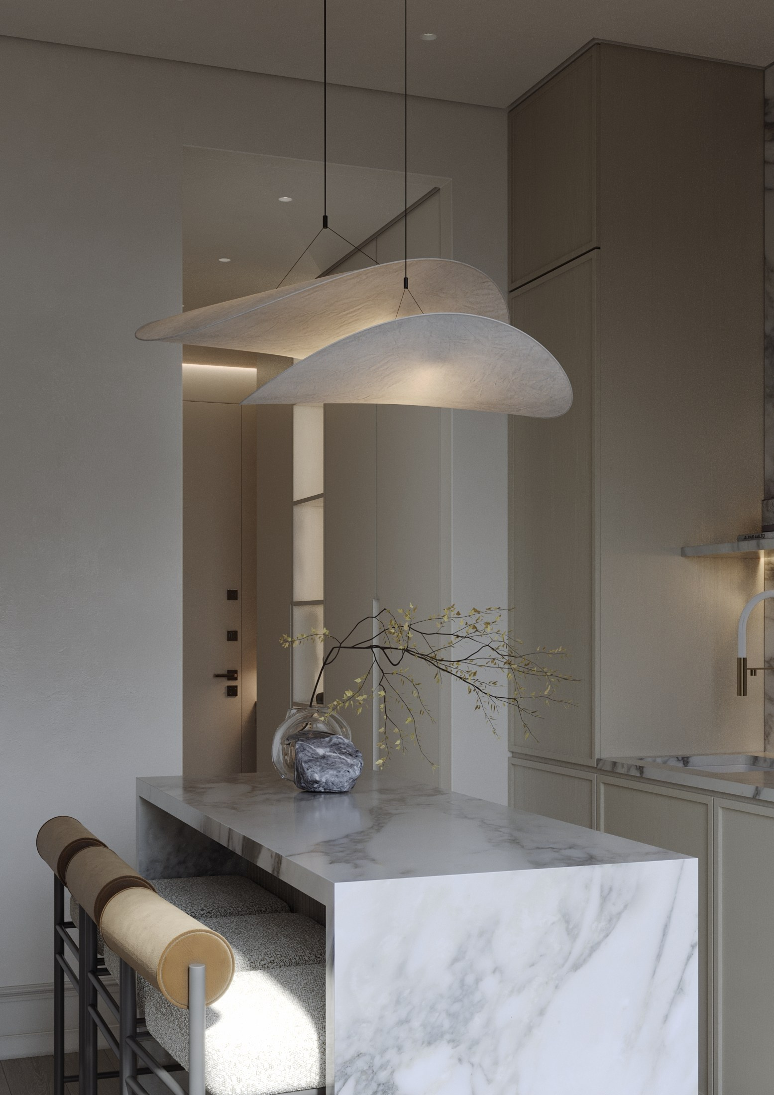 Как я вышла на чек 2000₽ за м²?. 3d Visualization of the interior and exterior