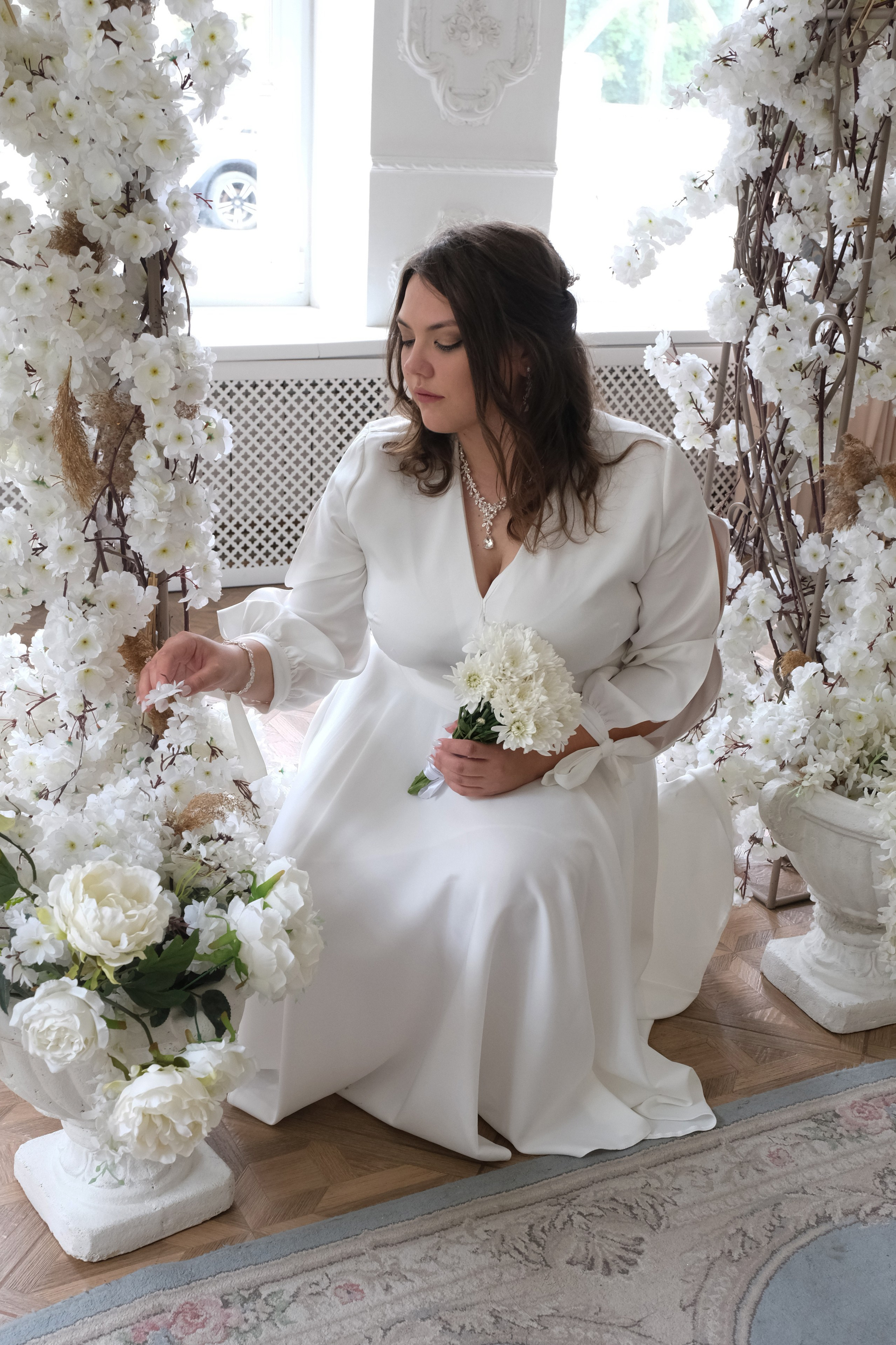 leonastage фотостудия челябинск лучшая фотостудия для свадебных фотосессий свадебный декор белые цветы в декоре