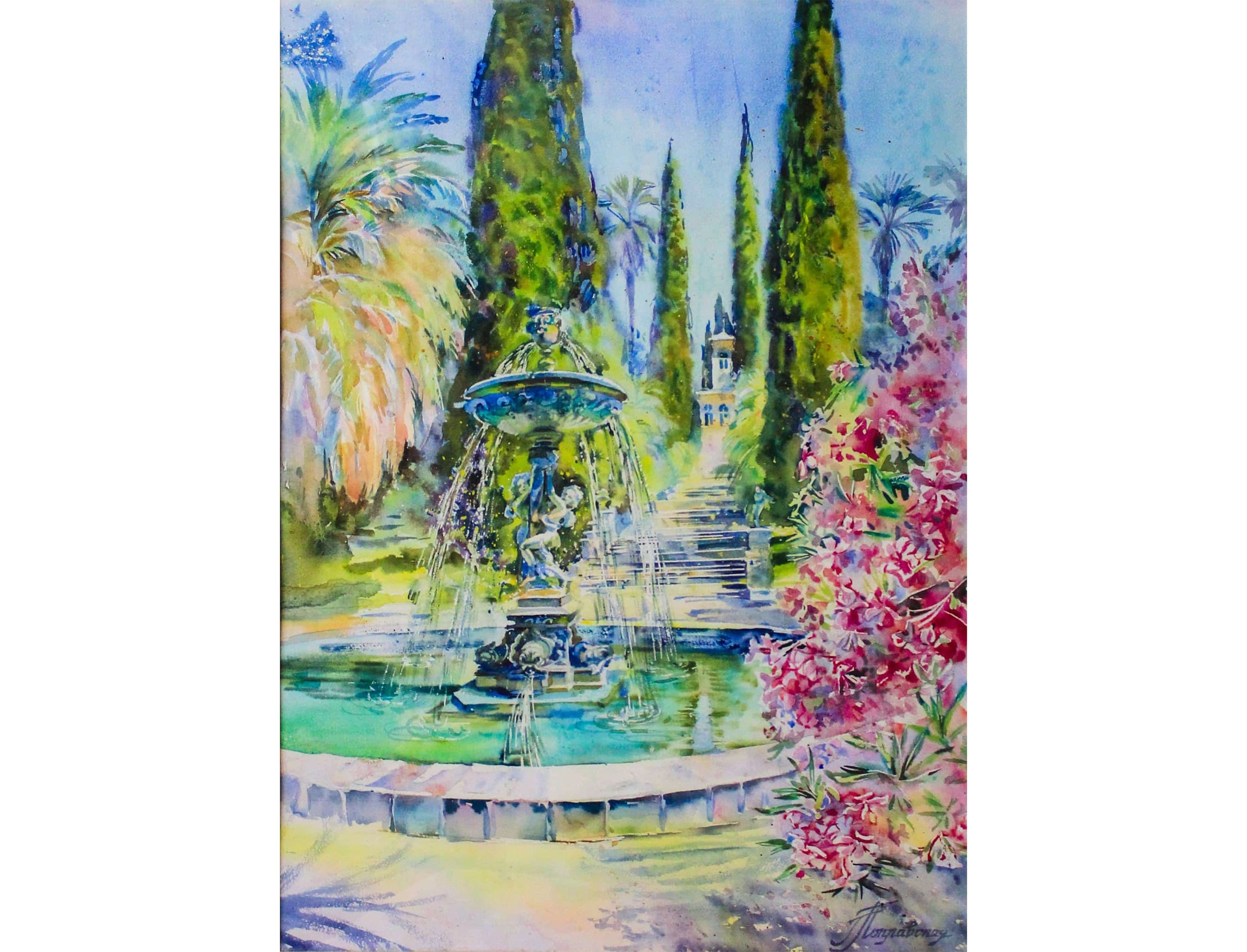 Пейзажи художника Галины Поплавской. Свет акварели Галины Поплавской