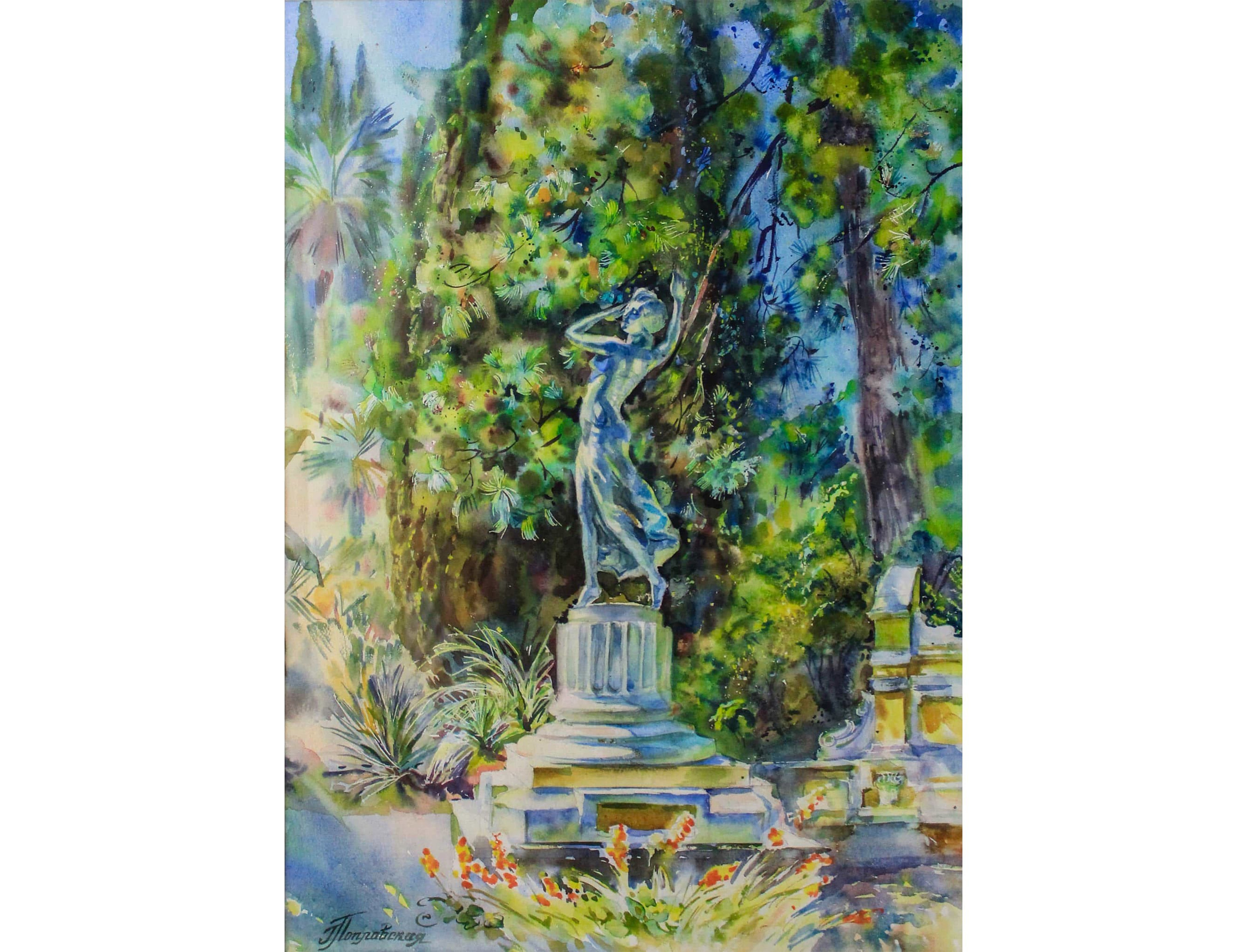 Пейзажи художника Галины Поплавской. Свет акварели Галины Поплавской