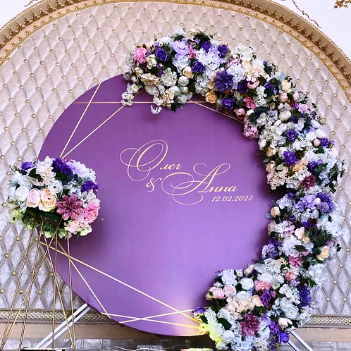 Свадебная фотозона. Студия праздничного декора