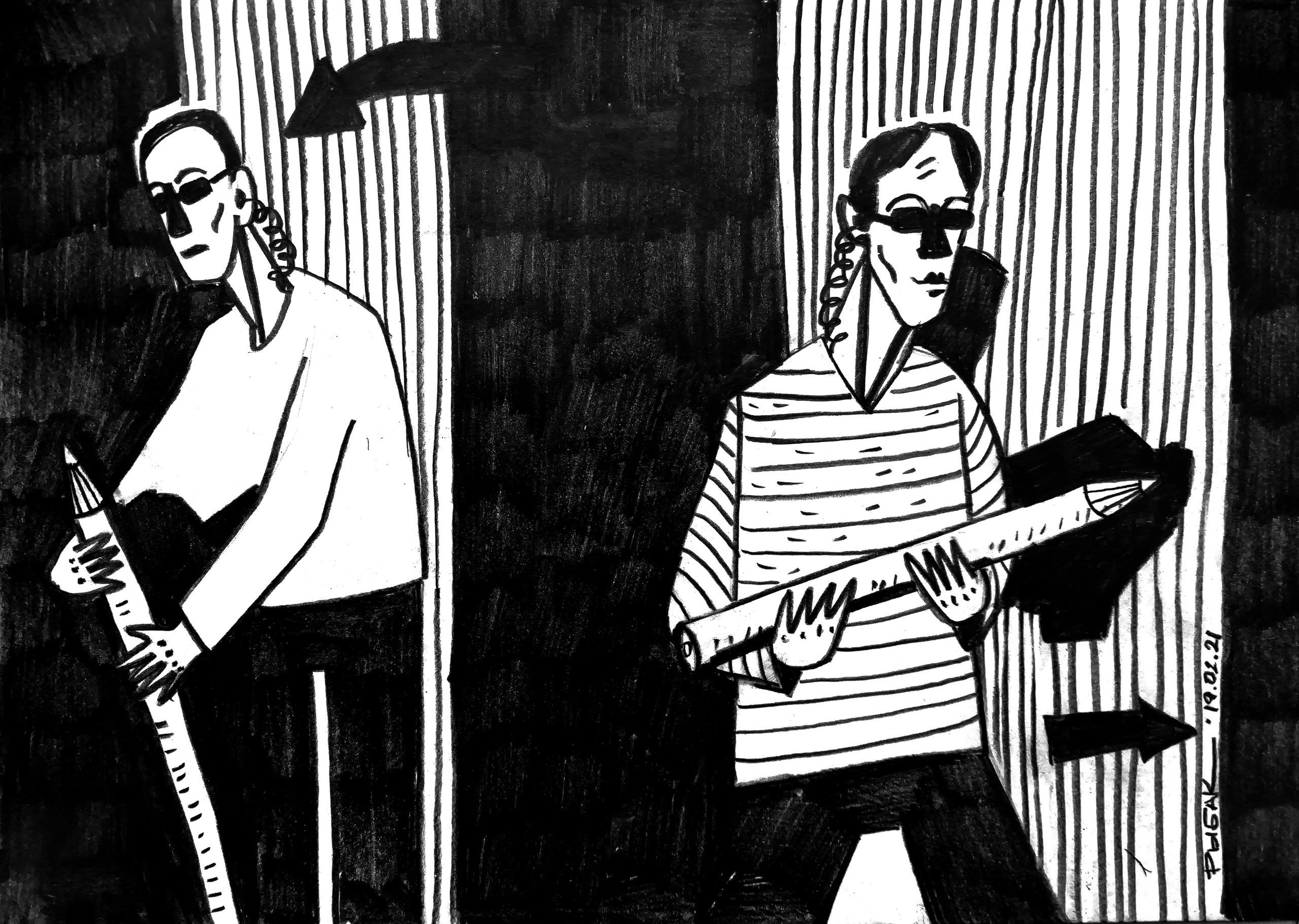 Серия Абсурдомы. Художник Рыбак Николай