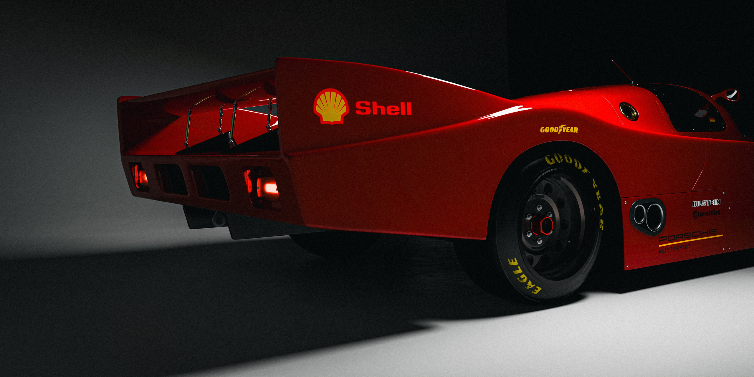 Porsche962. Архитектурная визуализация