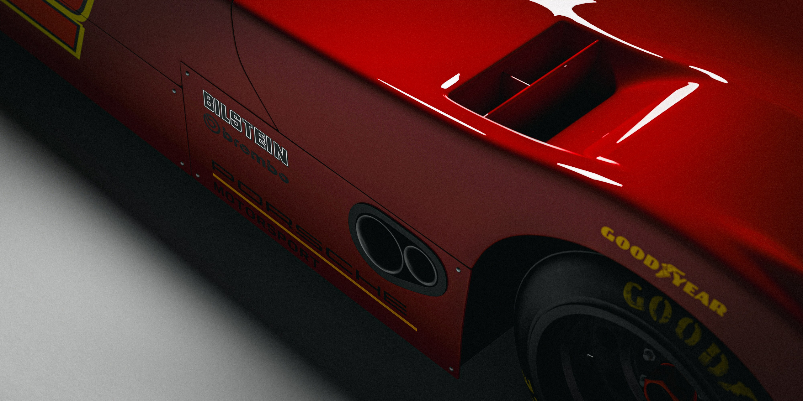 Porsche962. Архитектурная визуализация