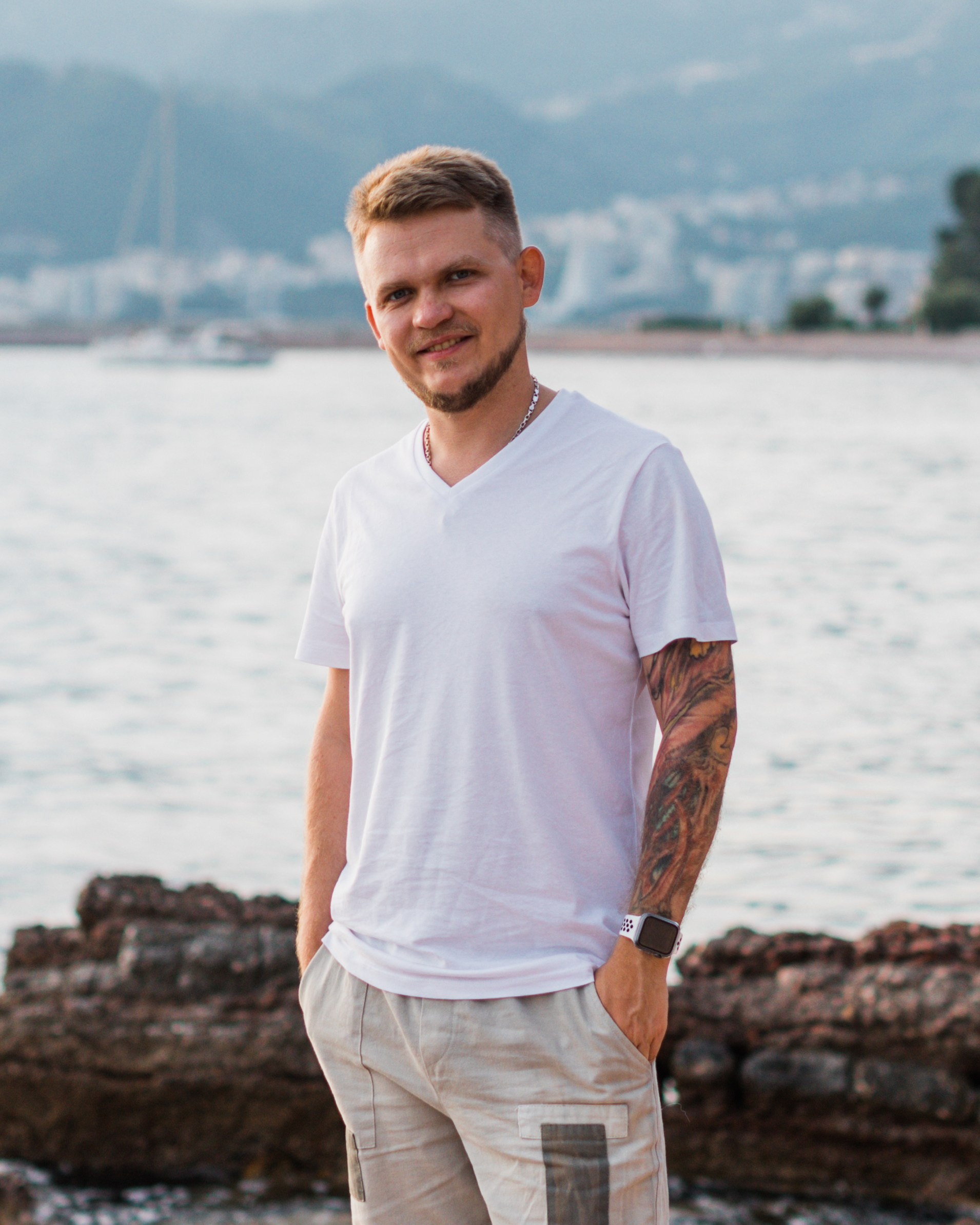 Свадебная фотосессия в Которе, Черногория Wedding by the sea in Montenegro at sunset