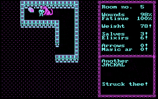 № 92 Dunjonquest Temple of Apshai (1979) — не очевидно, но это в Египте. Wordlessly