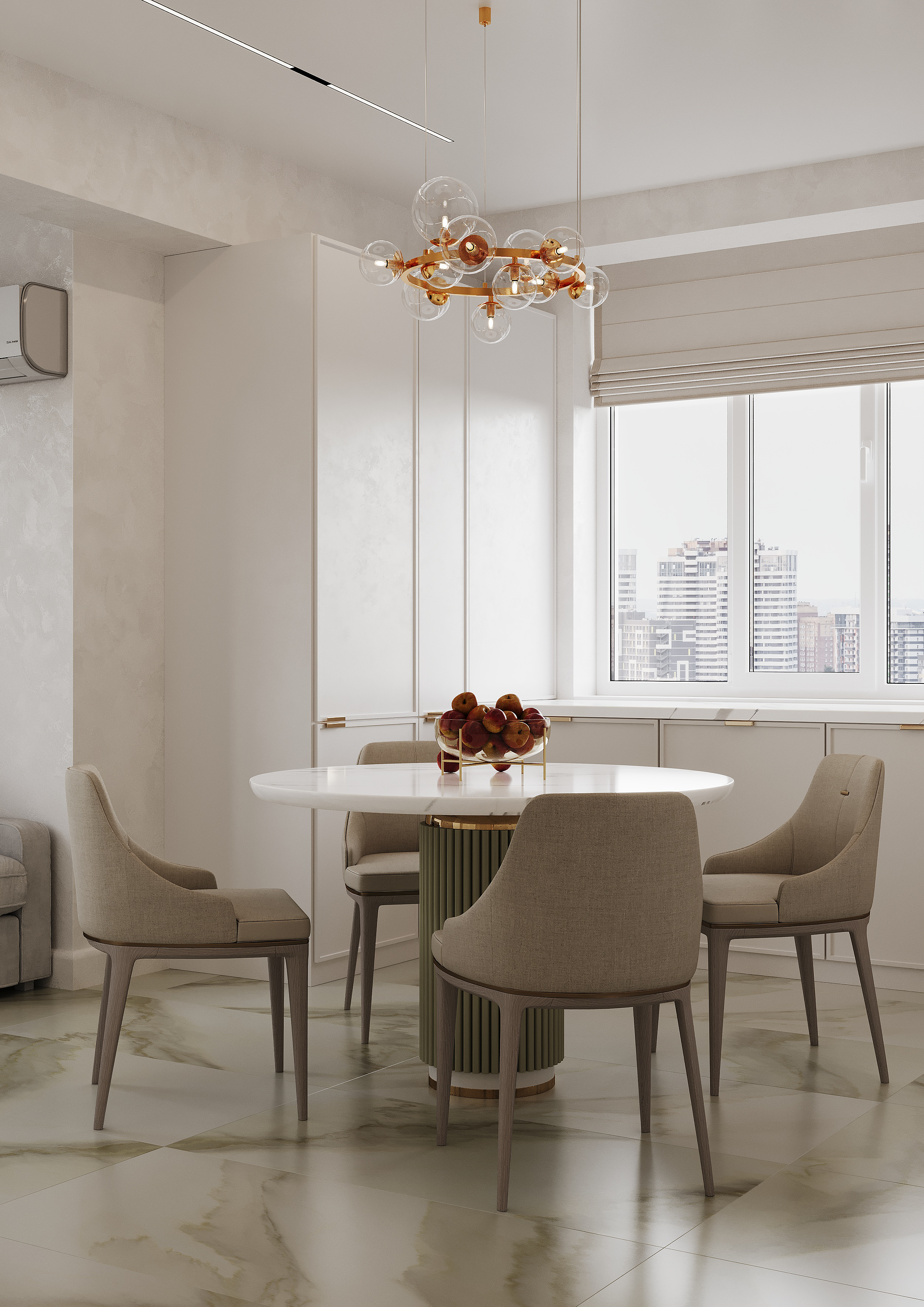 Квартира 70 кв. м. Ессентуки, ул. Шмидта. Студия интерьерного и ландшафтного дизайна