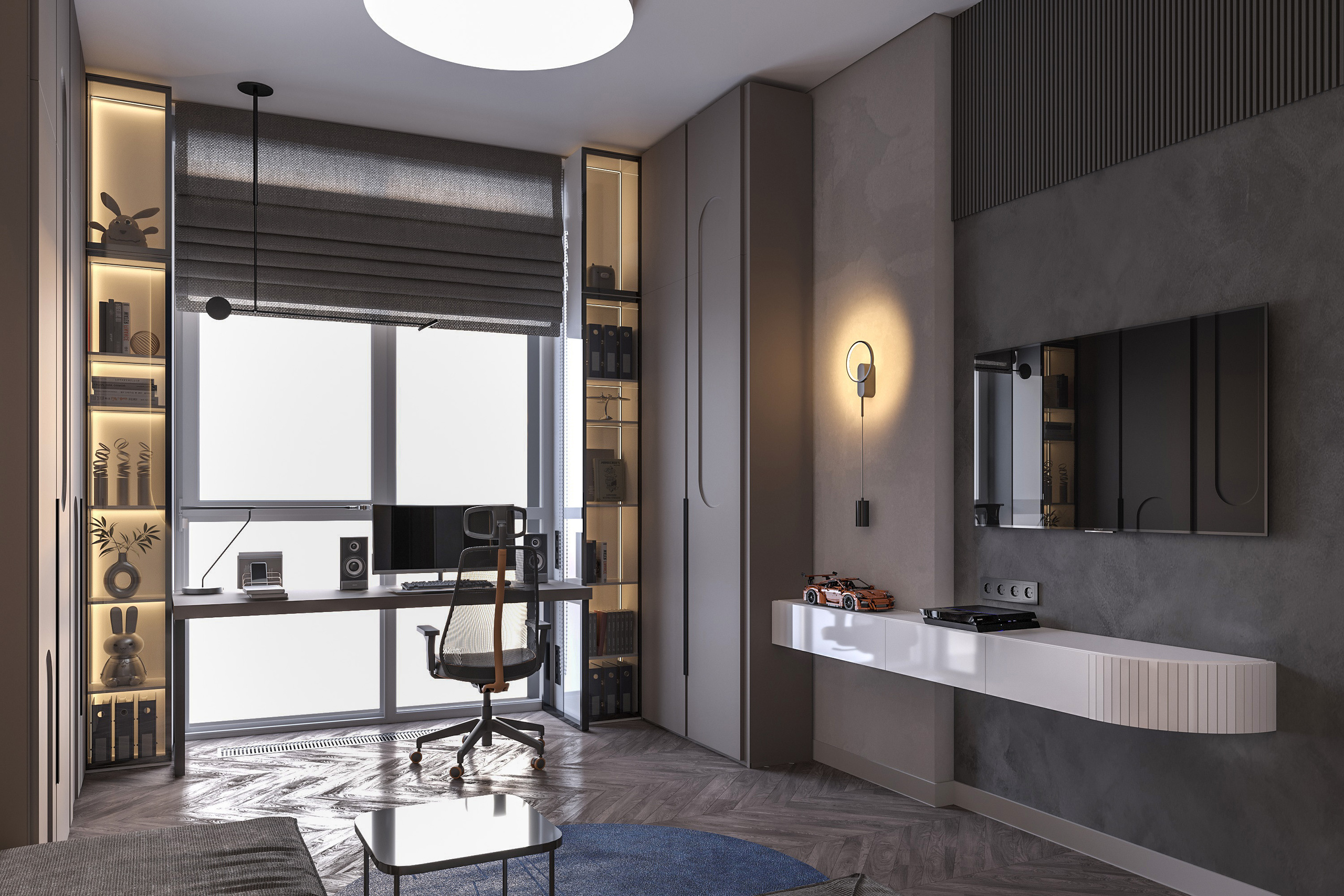 Квартира Кутузов Град. Архитектурно-дизайнерское бюро ROOMS