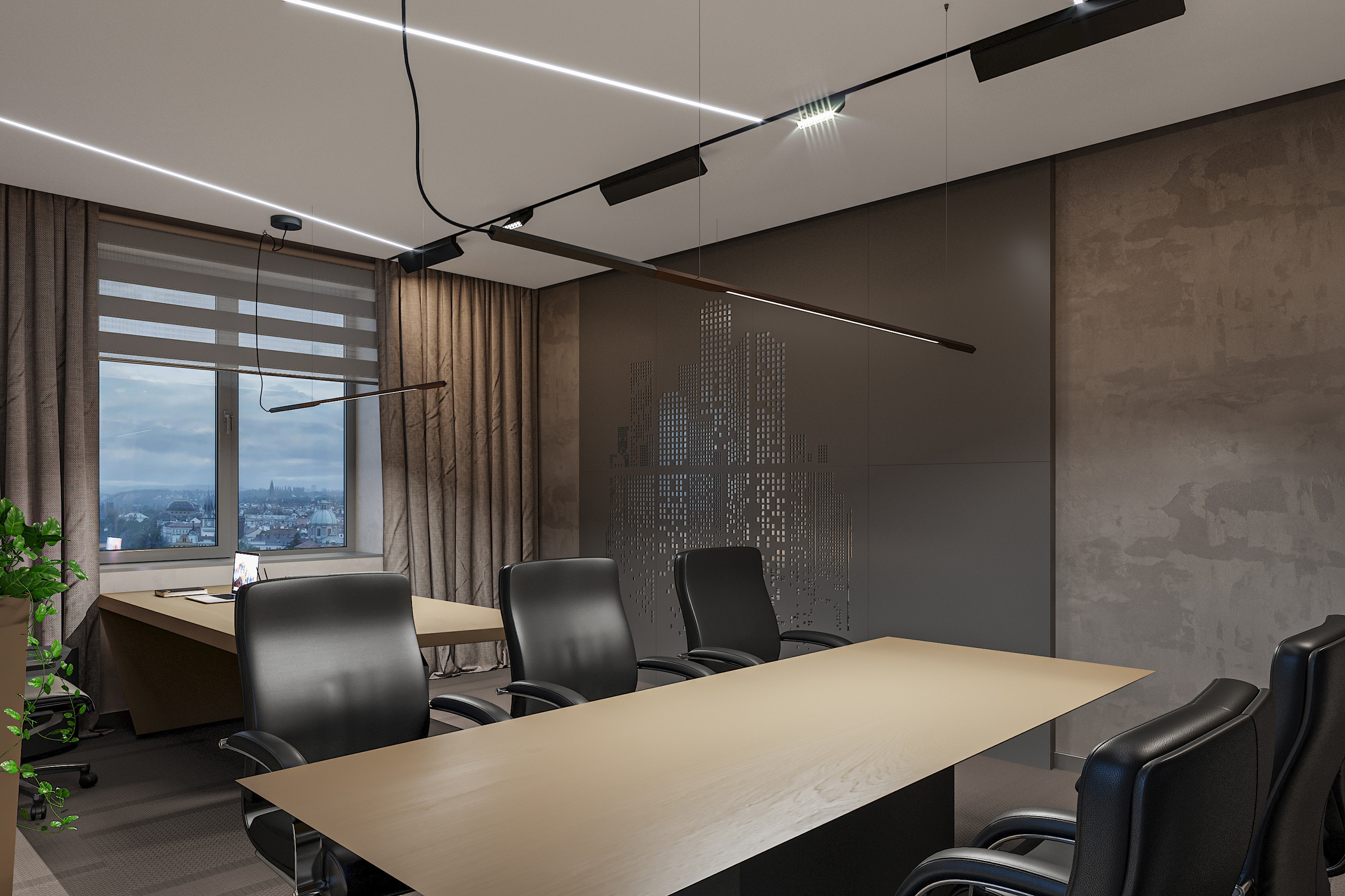 Офис УИП. Архитектурно-дизайнерское бюро ROOMS