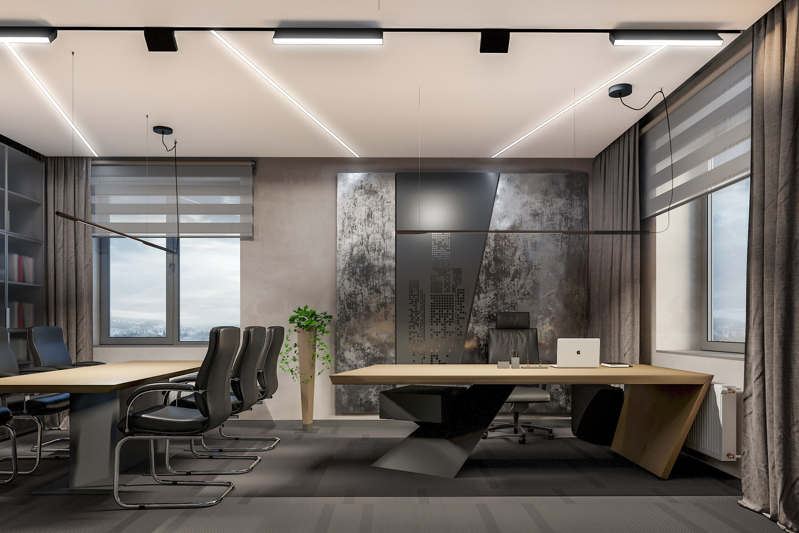 Офис УИП. Архитектурно-дизайнерское бюро ROOMS