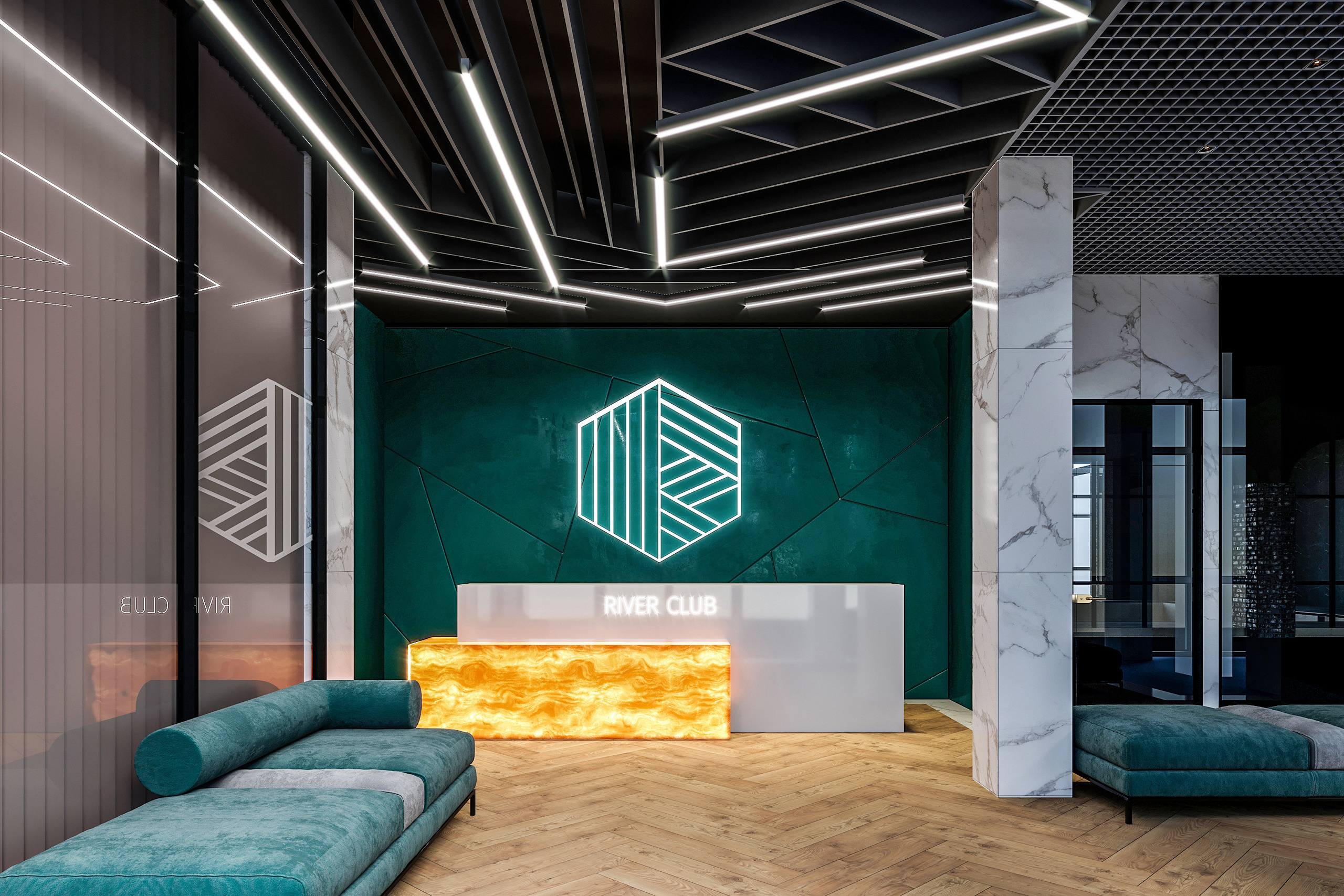 River club. Архитектурно-дизайнерское бюро ROOMS