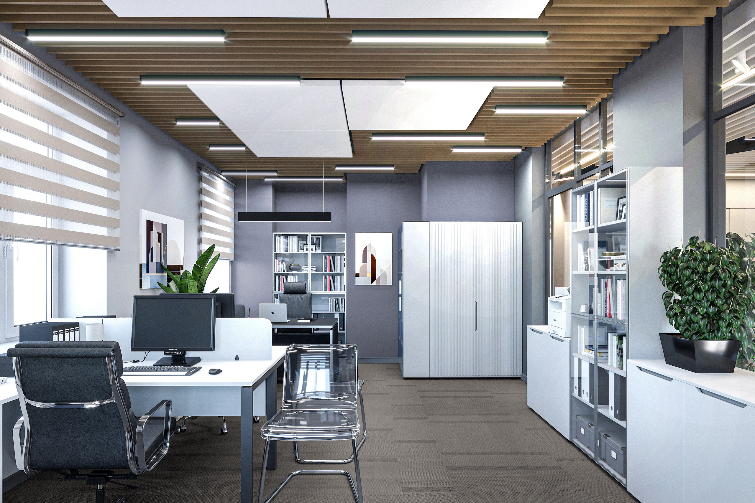 Офис УИП. Архитектурно-дизайнерское бюро ROOMS