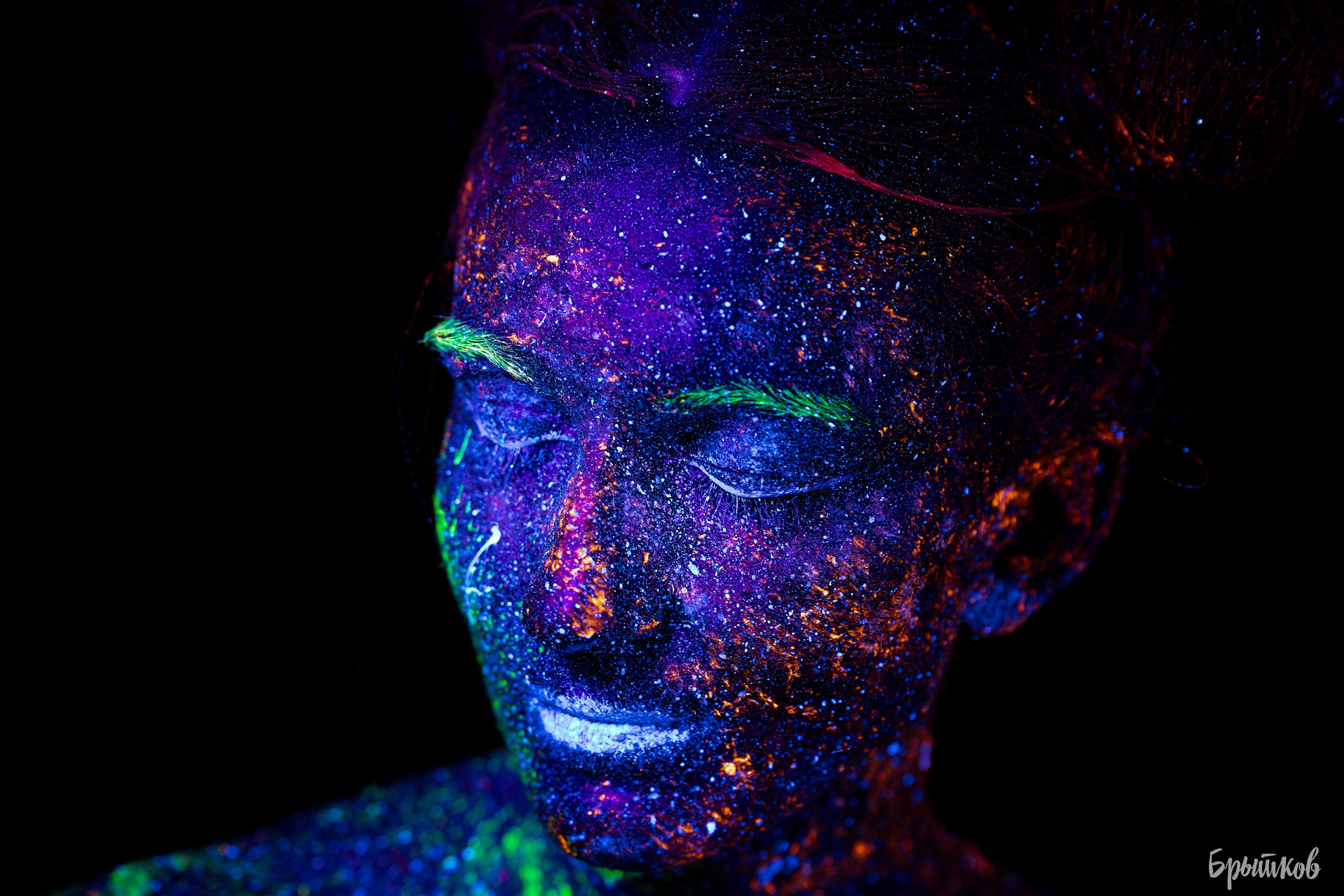 ультрафиолет женский портрет Брытков Николай