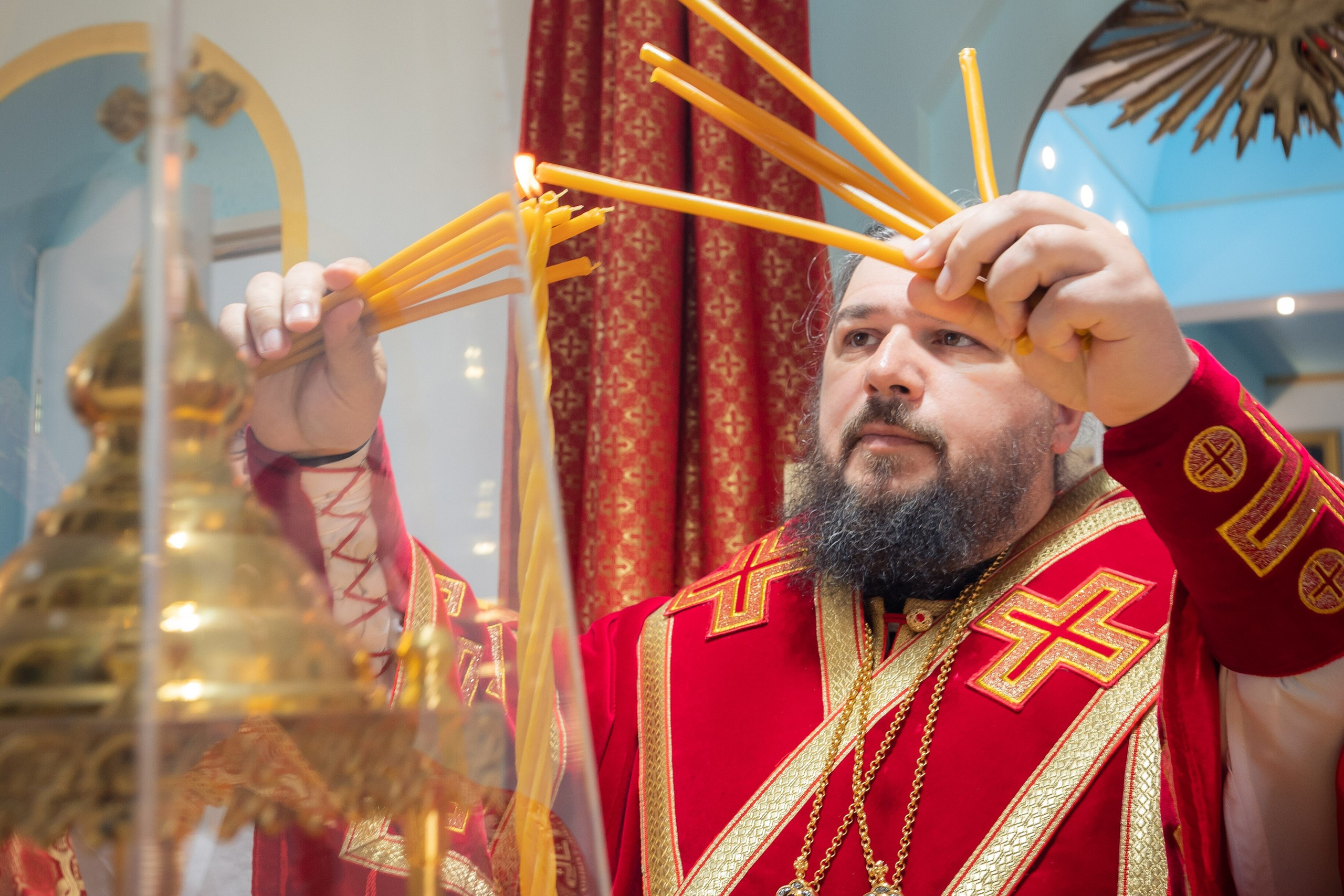 СЪЕМКИ — 2024. Антон и Татьяна Денисенко — В храме