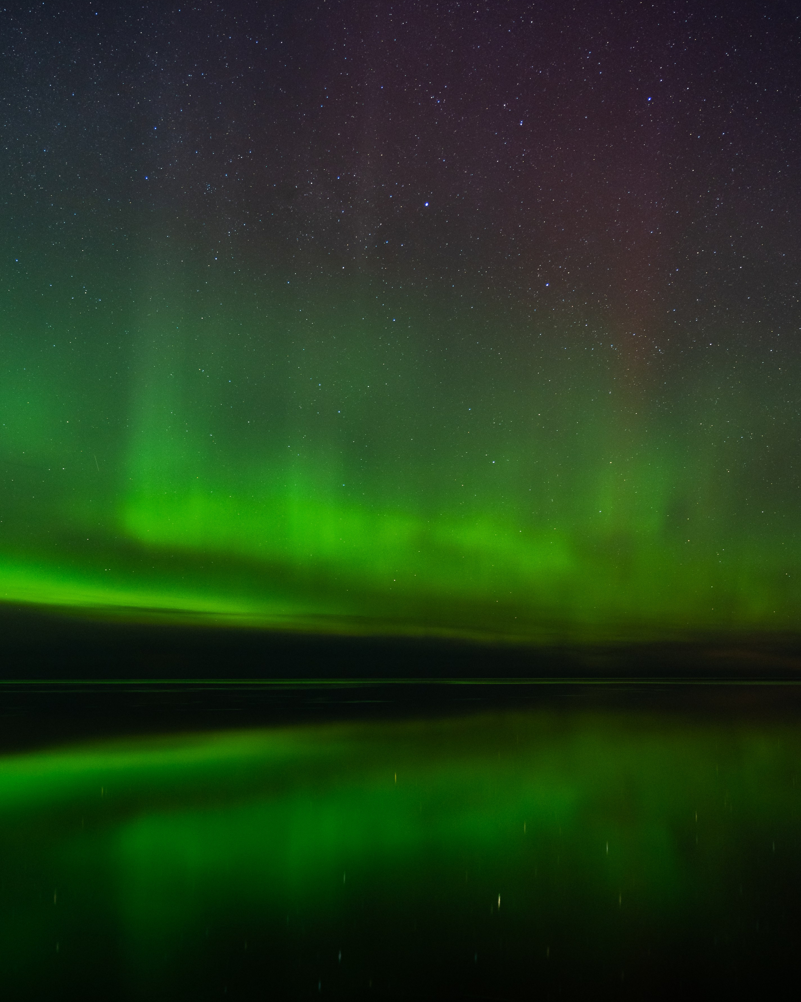 Северное сияние на Ладожском озере. Aurora Borealis где смотреть и как снимать. 