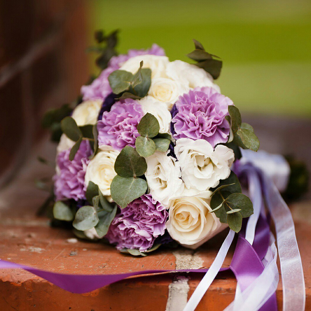 Букет невесты сиреневый. Флорист Маргарита Гладкова