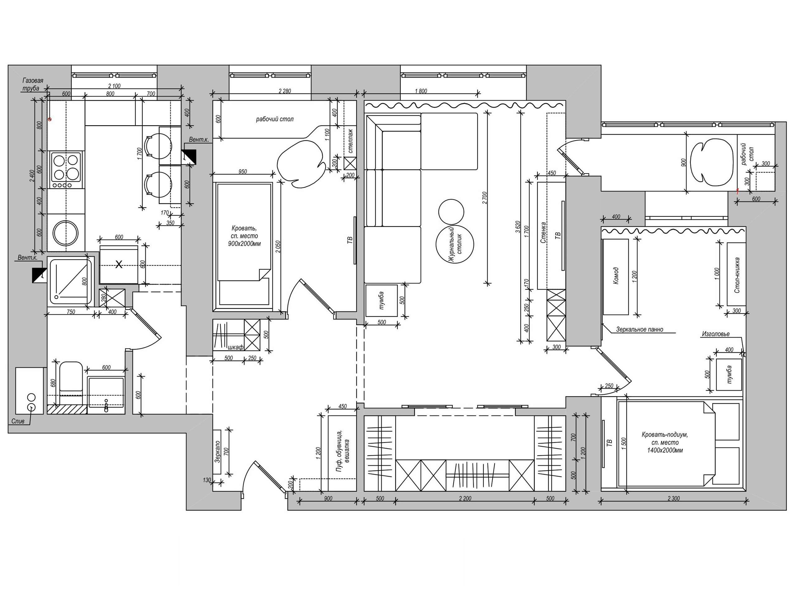 НИЧЕГО ЛИШНЕГО. Студия дизайна Tabwork