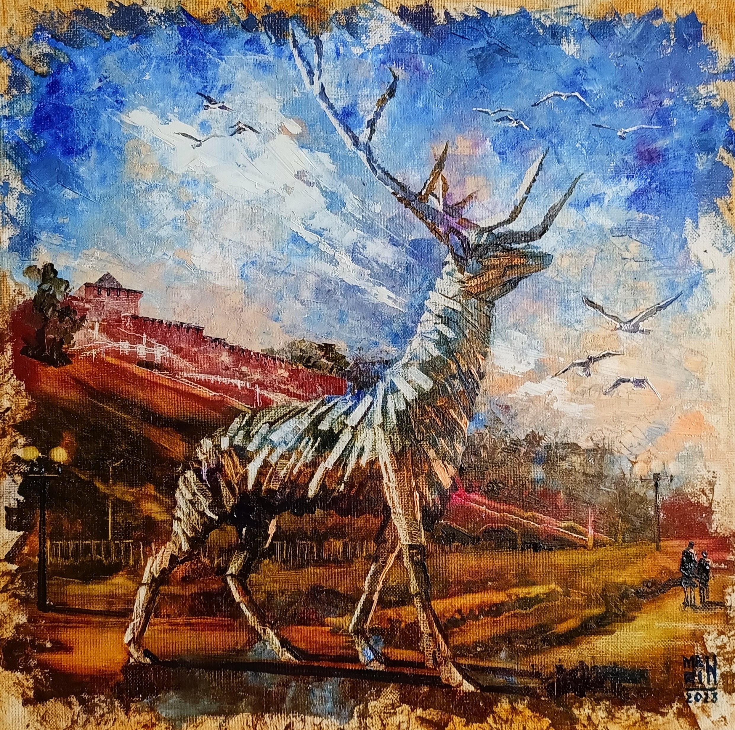 Новосельская Марина галерея картин. НТОХ  «КОЛЛАЖ»