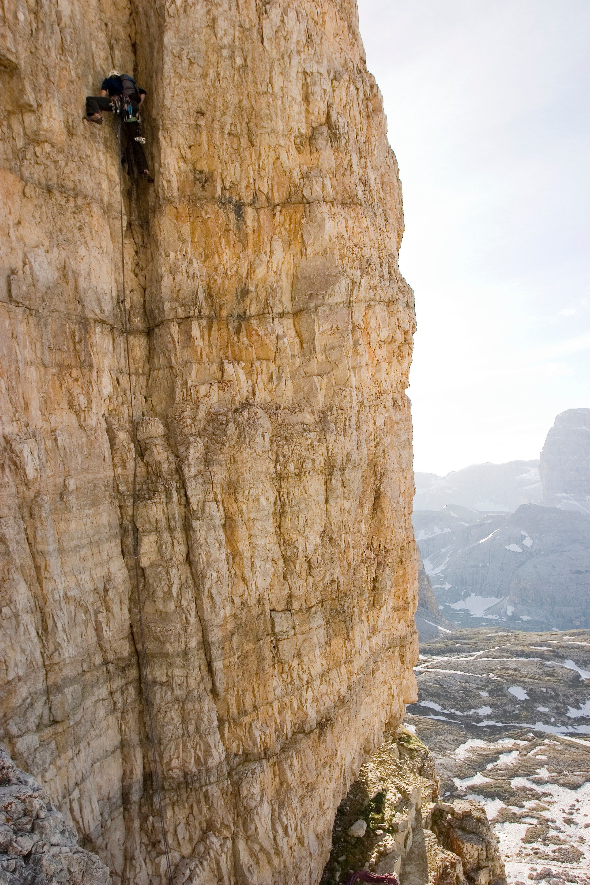 The North Face of Cime Grande di Lavaredo. “Steel Angel”: women’s climbing award