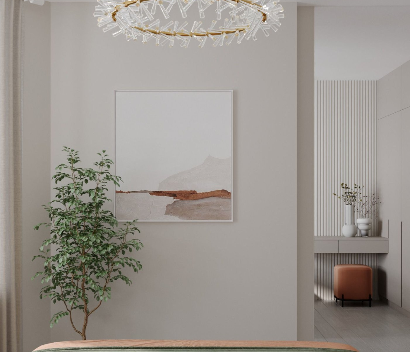 Реализация спальни. Дизайнер интерьера Кристина Дедова / Оренбург, Москва