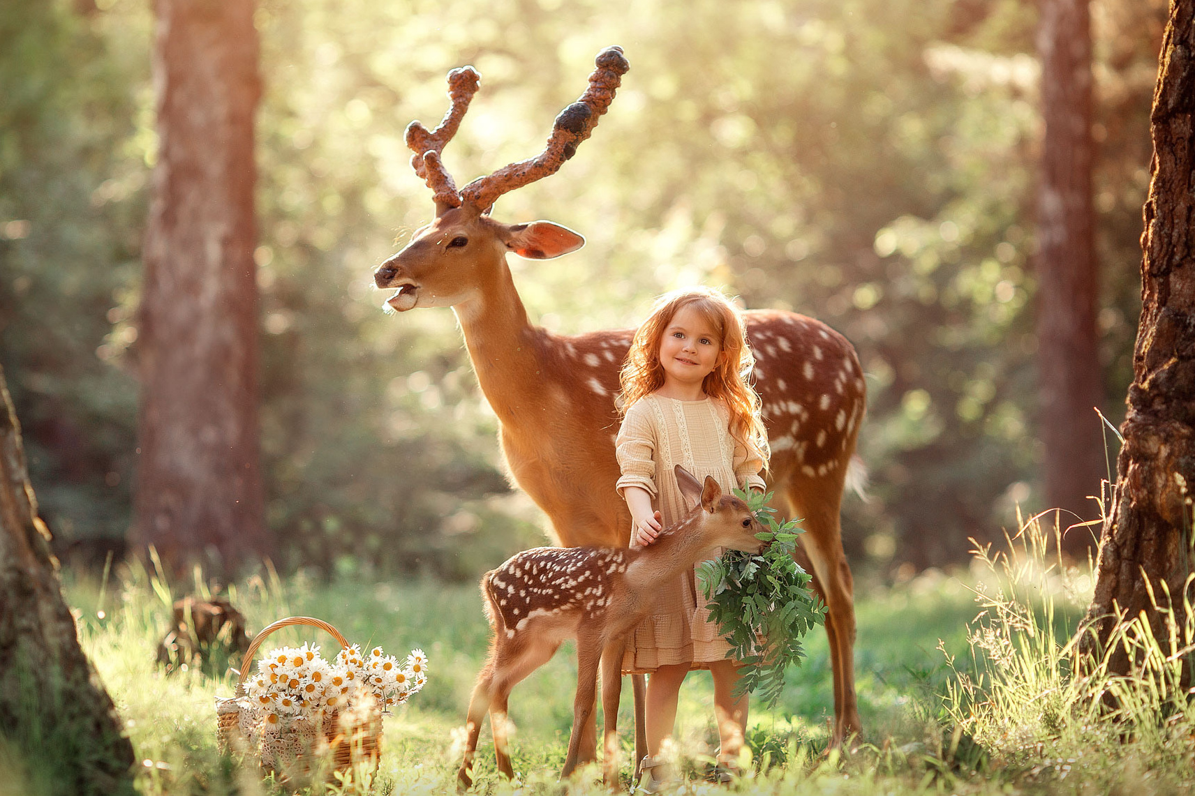 Детские и семейные фотосесии. Детский и семейный фотограф с животными в Москве Гурьева Надежда