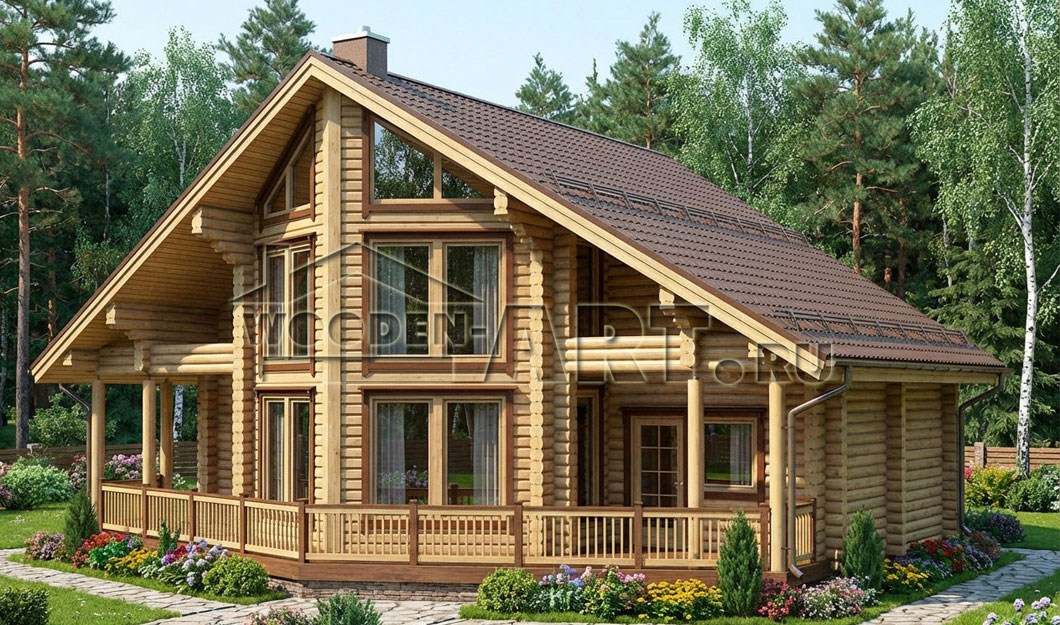 «Парус» 255 кв. м. Проекты деревянных домов