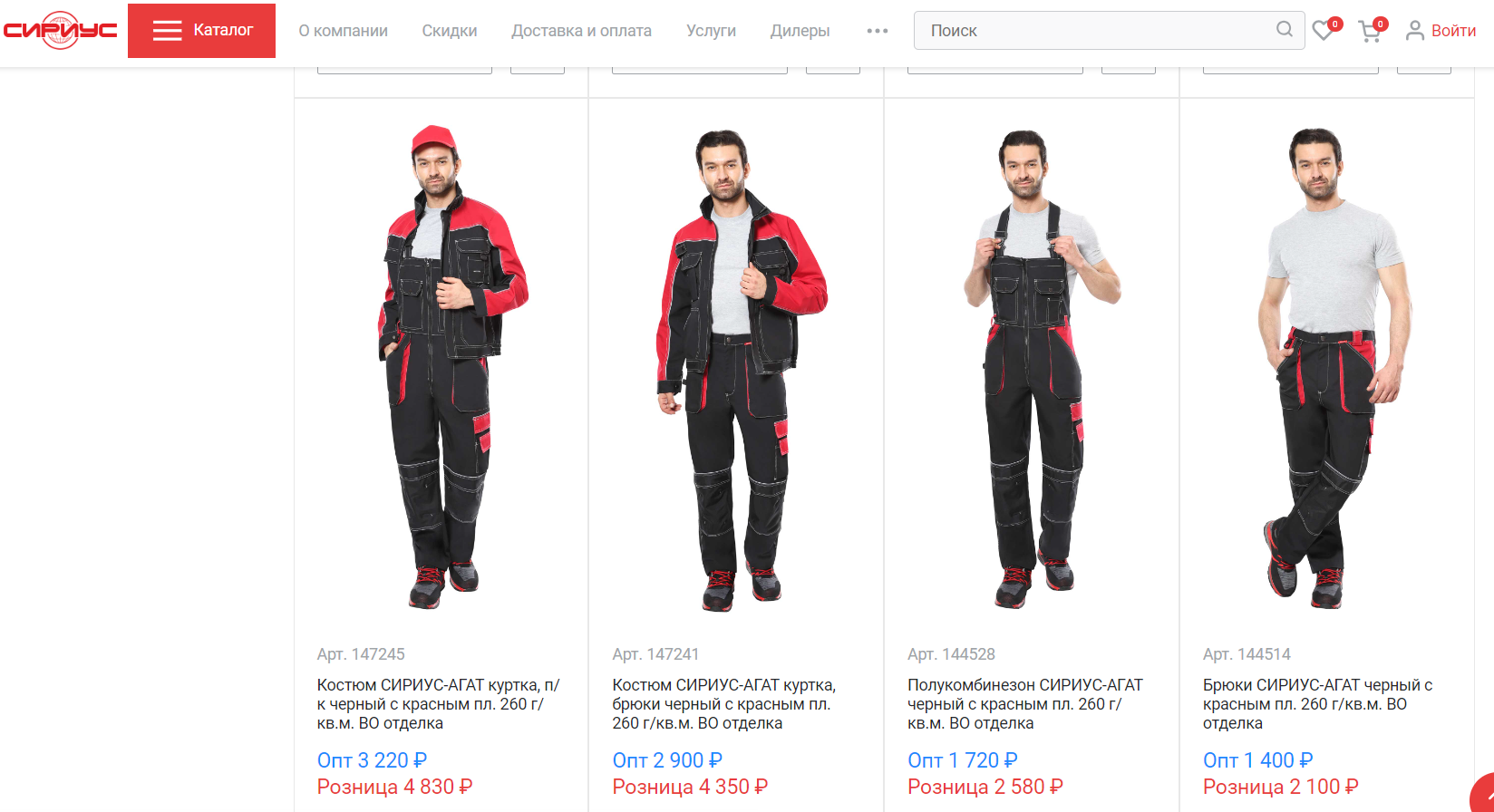 Отсняли огромный каталог спецодежды. Творческие фотосессии в Москве