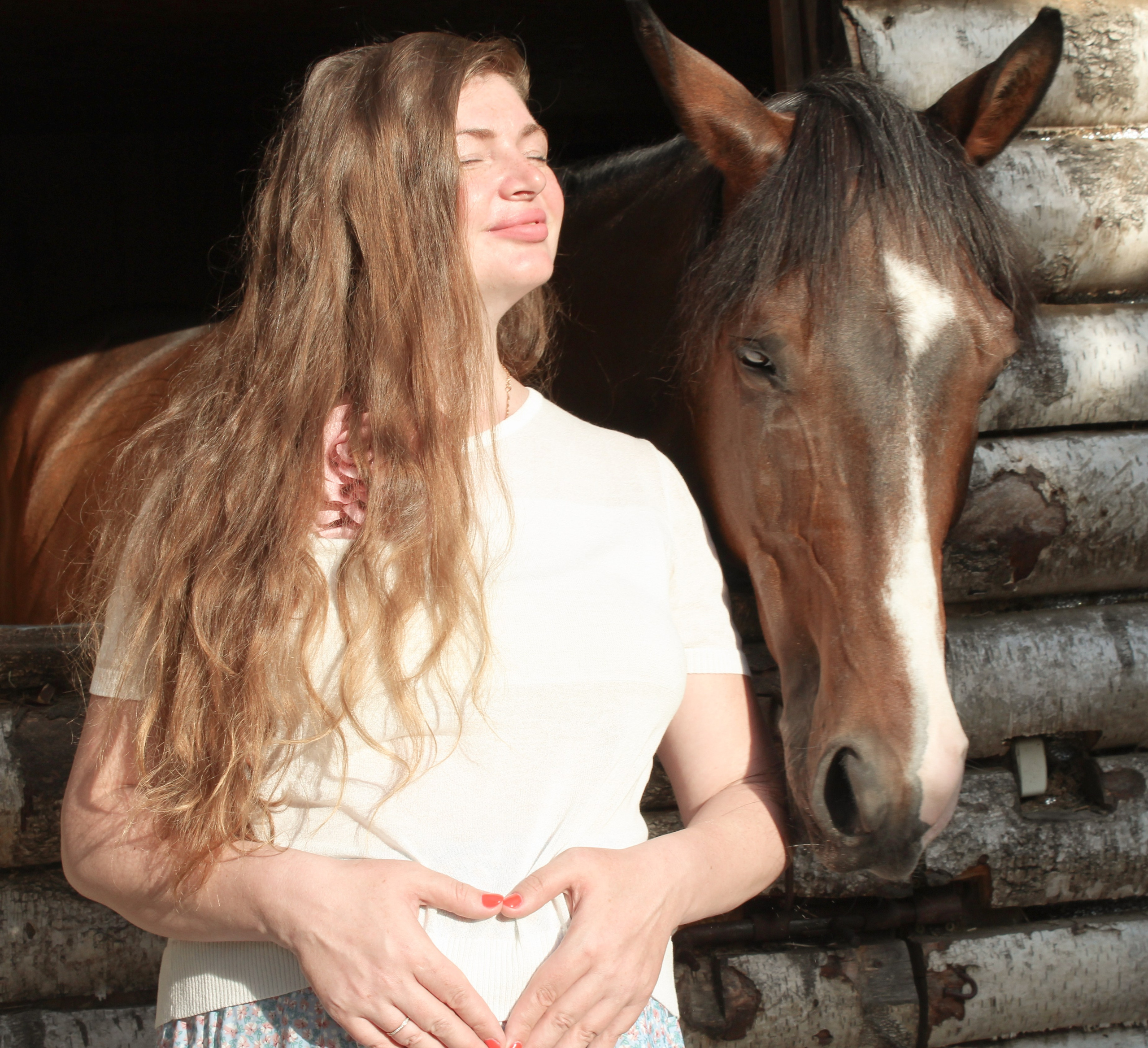 Фотограф с лошадьми в Москве