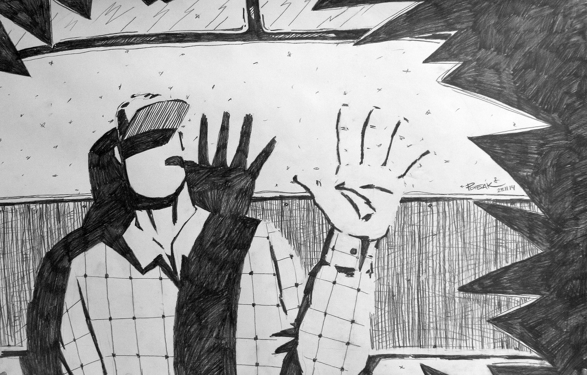 Графика 2014. Художник Рыбак Николай