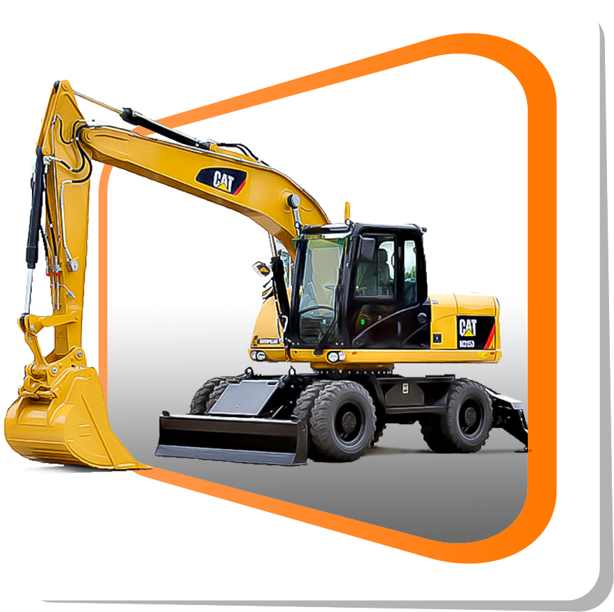 Экскаватор полноповоротный колесный