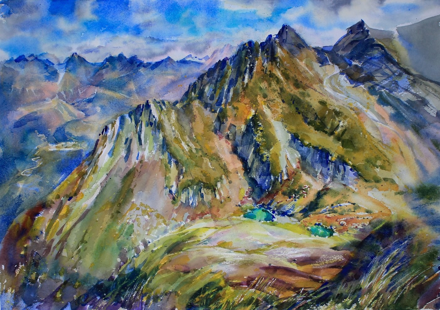 Пейзажи художника Галины Поплавской. Свет акварели Галины Поплавской