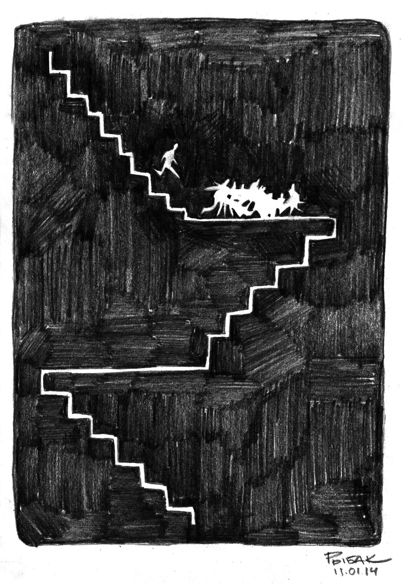 Графика 2014. Художник Рыбак Николай