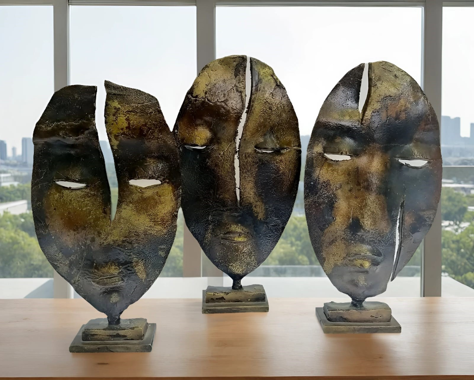 Юрий Шикин скульптура «Химеры» триптих. Декор для дома