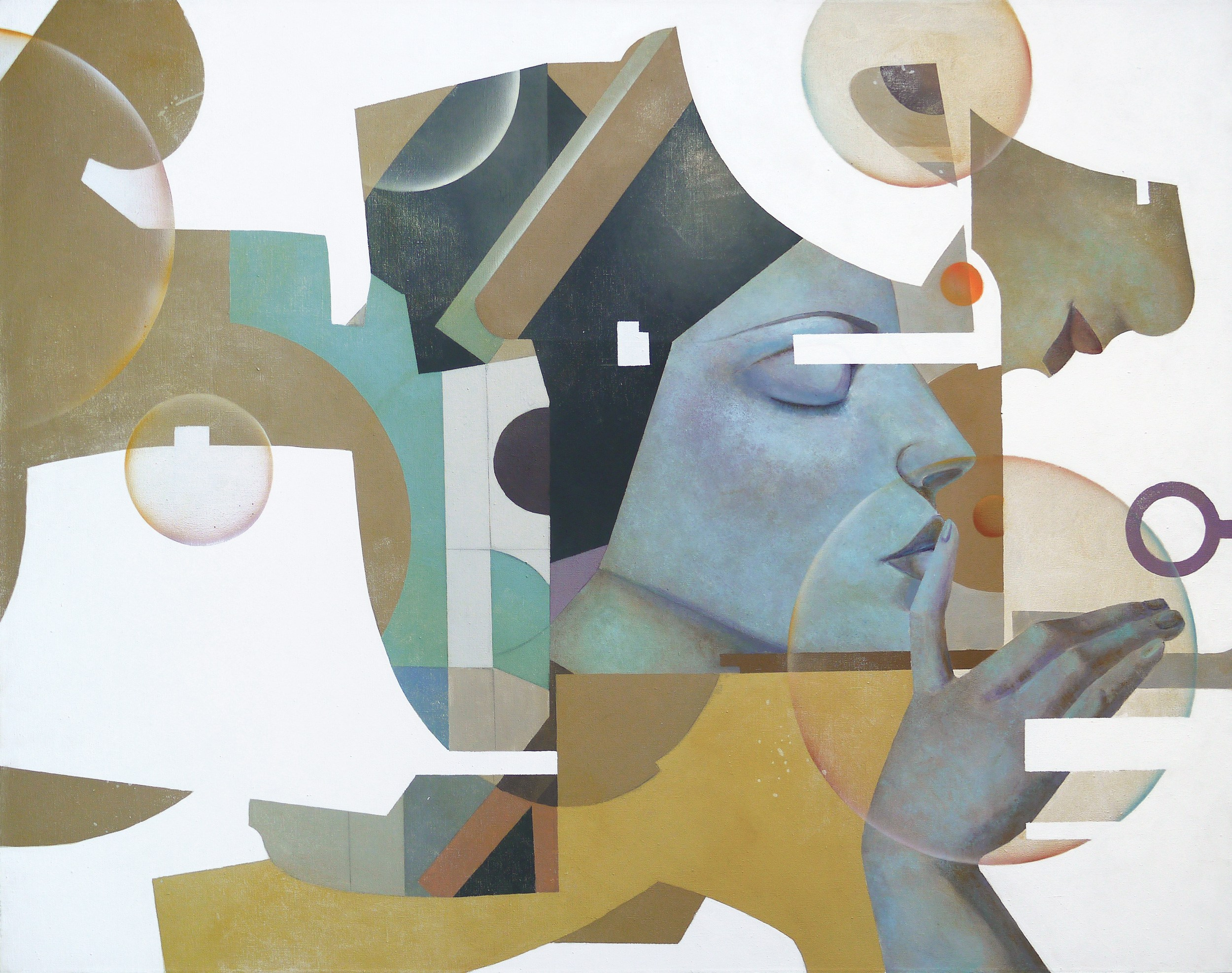 Мыльные пузыри. Художник-абстракционист Ольга Рикун. Москва