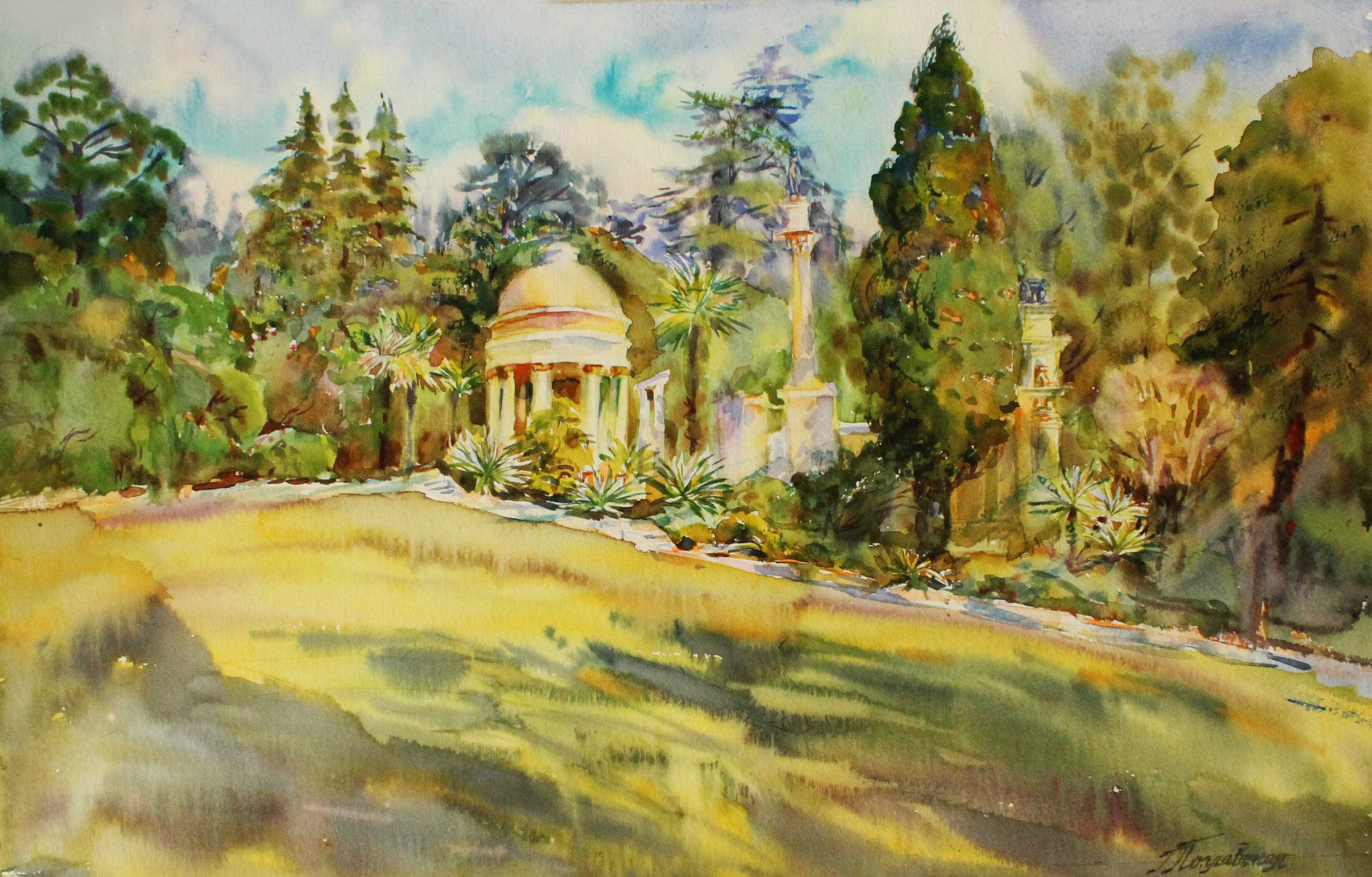 ПЕЙЗАЖИ. Свет акварели Галины Поплавской