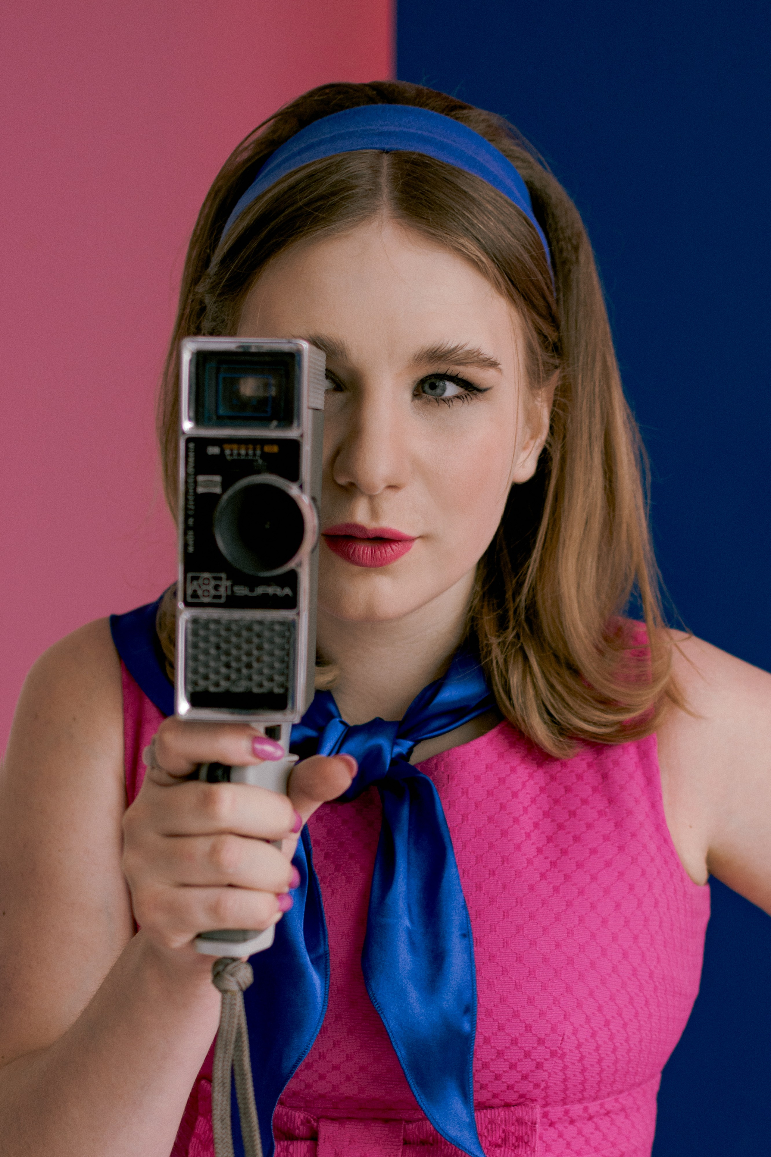 Розовое ретро платье. Фотограф в Москве и Щелково Люся Фоминых