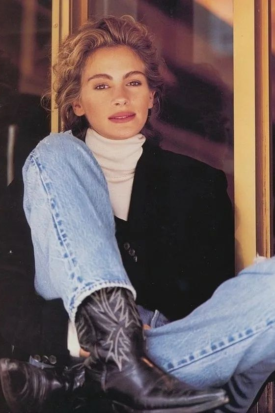 Образы для фотосессии с джинсами и пиджаком