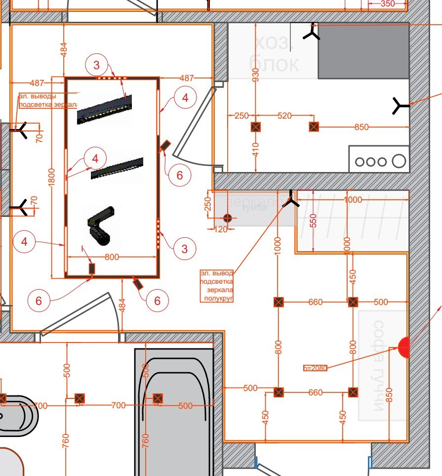 Дизайн-проект квартиры 65 кв. м. в современной классике. Интерьерный дизайнер в Сочи Поплавская Татьяна. Проектирование интерьеров и организация процесса ремонта