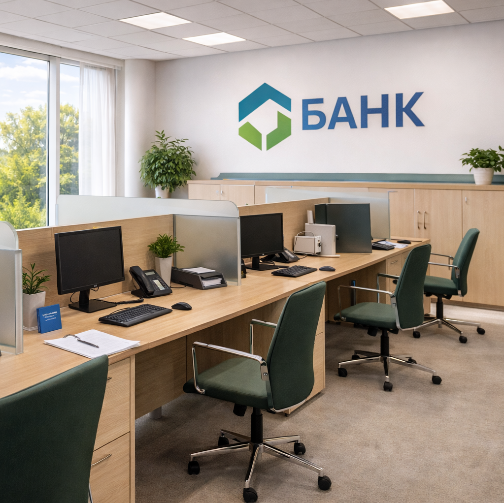 Банковский офис по работе с клиентами