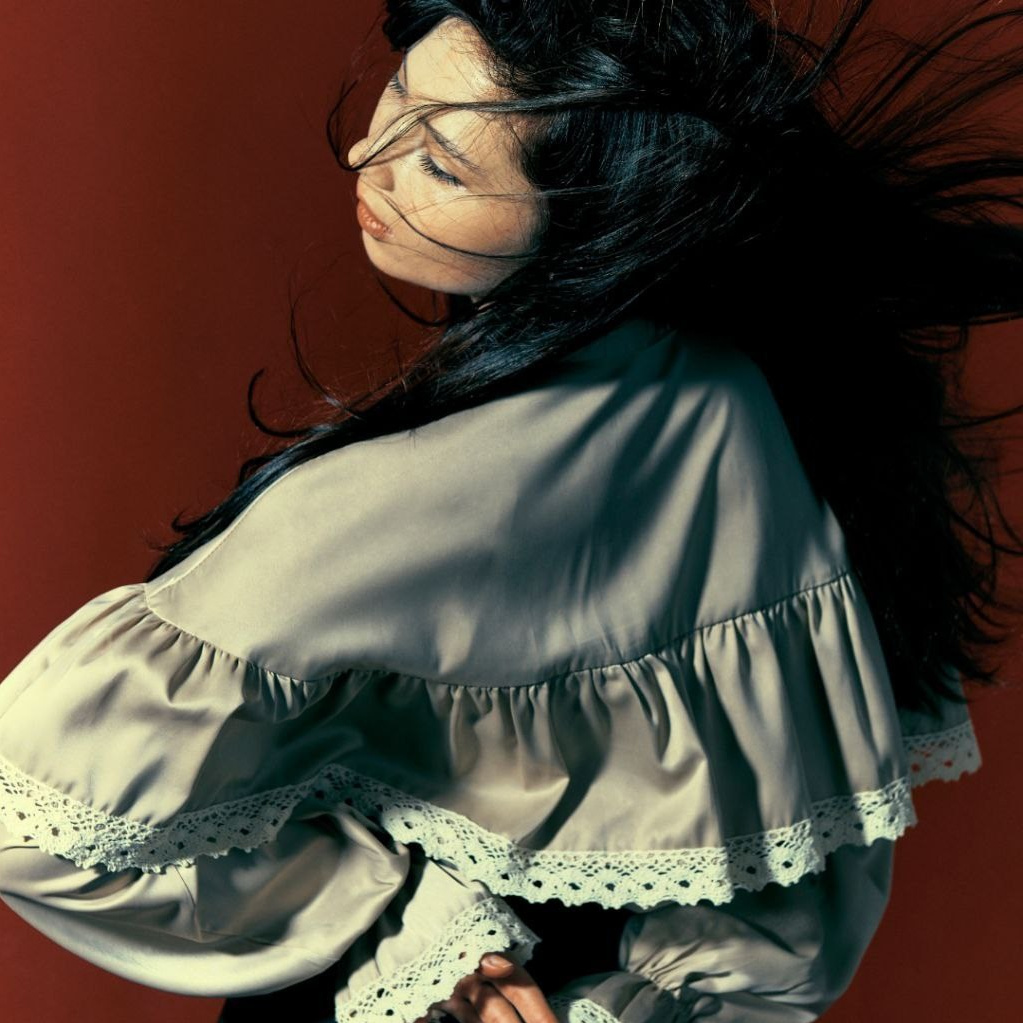 фотосессия рыжей девушки на закате