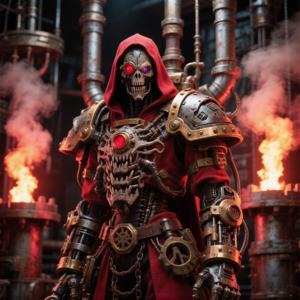 "Печать Чистоты" Warhammer 40k Фигурка Адептус Механикус в кузнице Joker-Studio